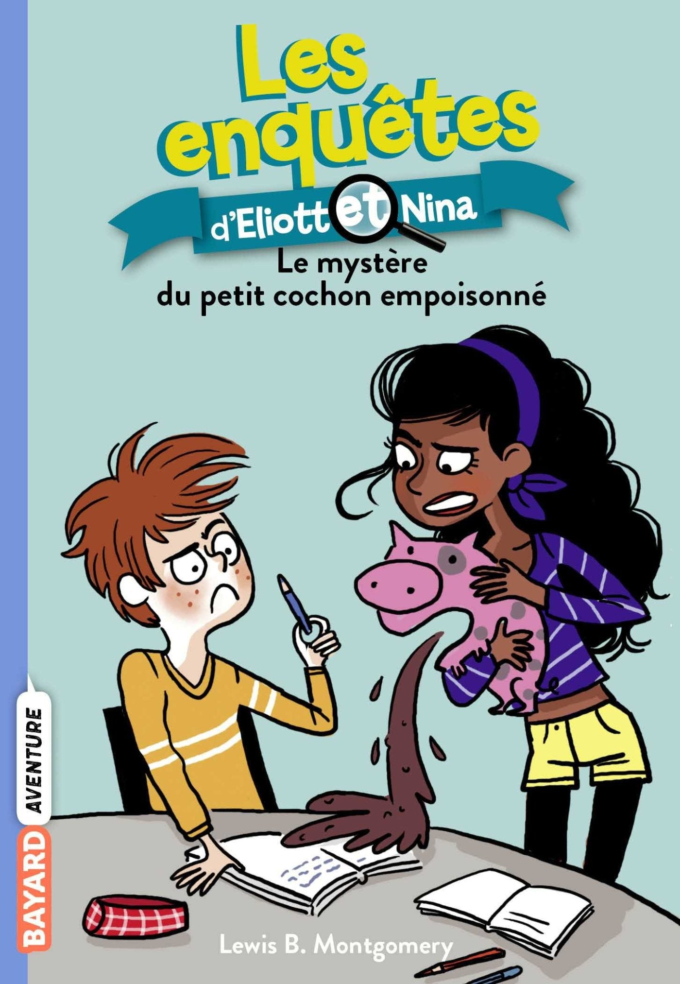 Les enquêtes d'Eliott et Nina, Tome 02: Le mystère du petit cochon empoisonné 9782747044851