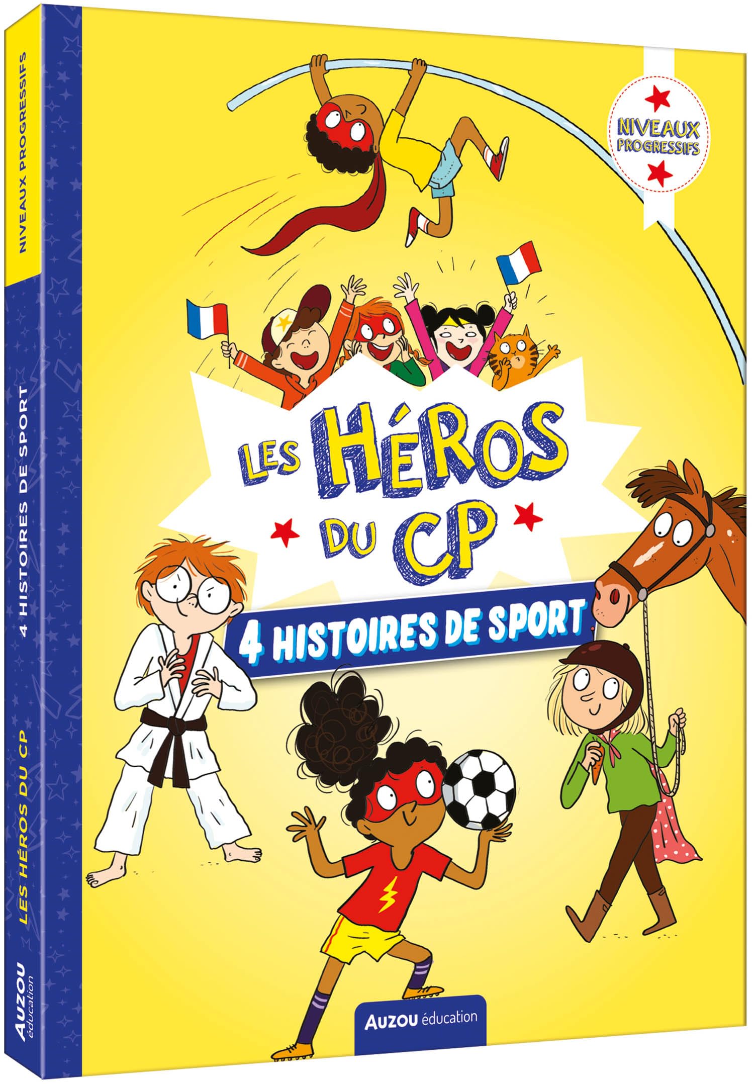 Les héros du cp - 4 histoires de sport 9791039543439