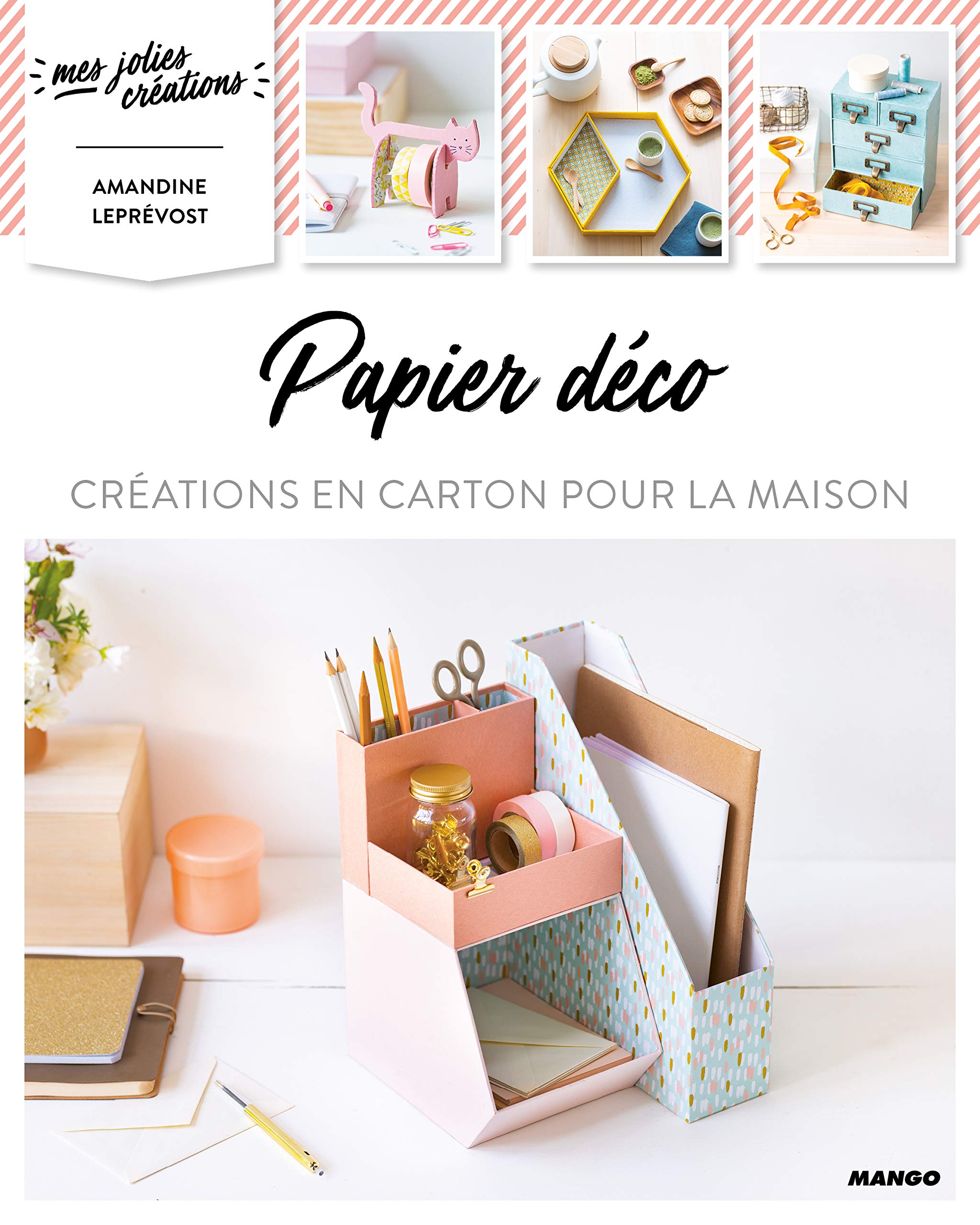 Papier déco: Créations en carton pour la maison 9782317018237