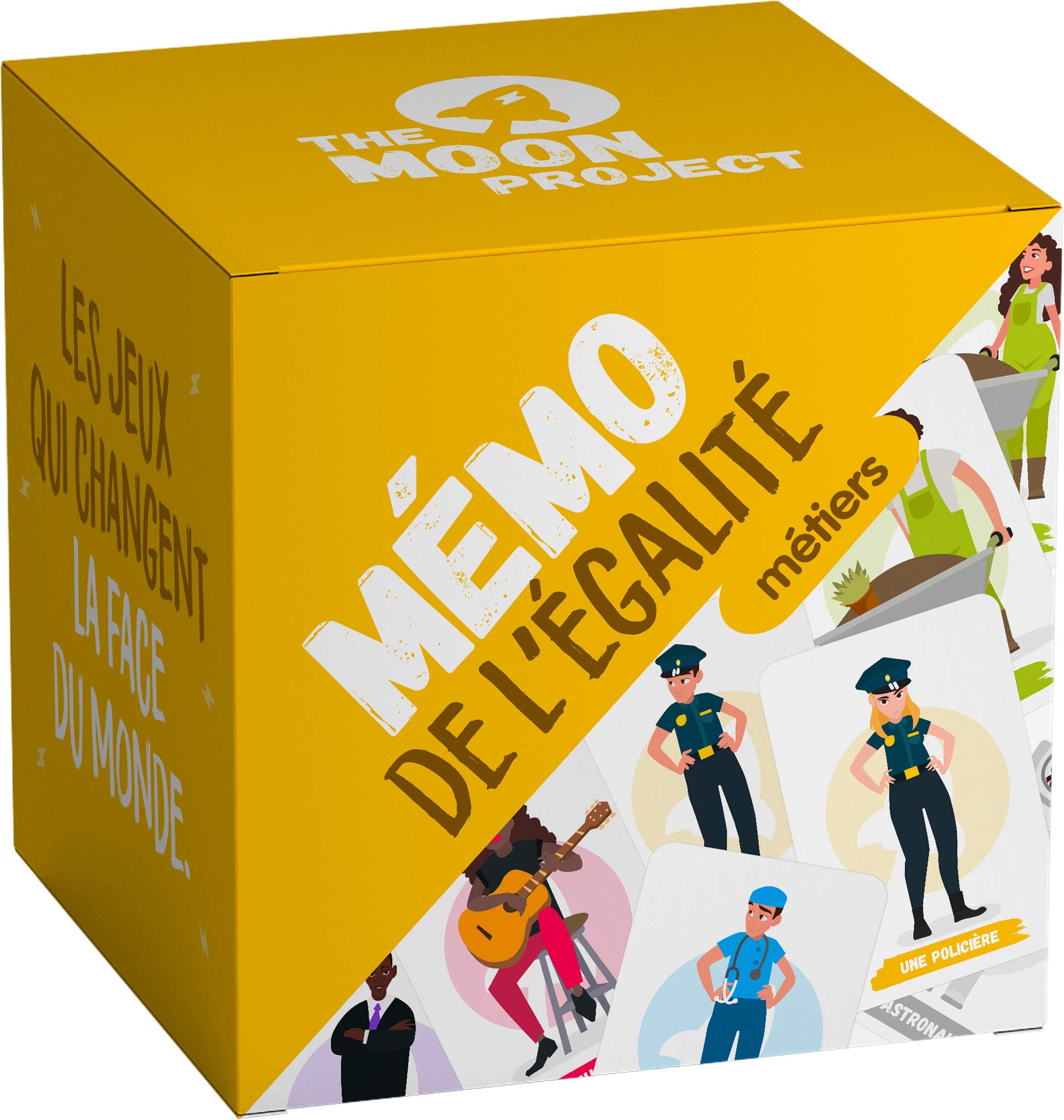 Topla | Mémo de l'Égalité | Memory Enfant, Jeu de Societe 4 Ans, Jeu de memoire, idée Cadeau 4 Ans ludique pour sensibiliser à l'égalité des métiers et déconstruire Les stéréotypes 3760278380064