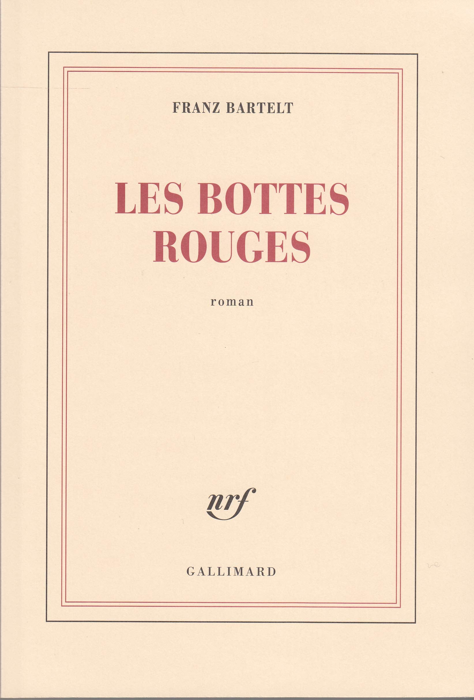 Les Bottes rouges 9782070759132