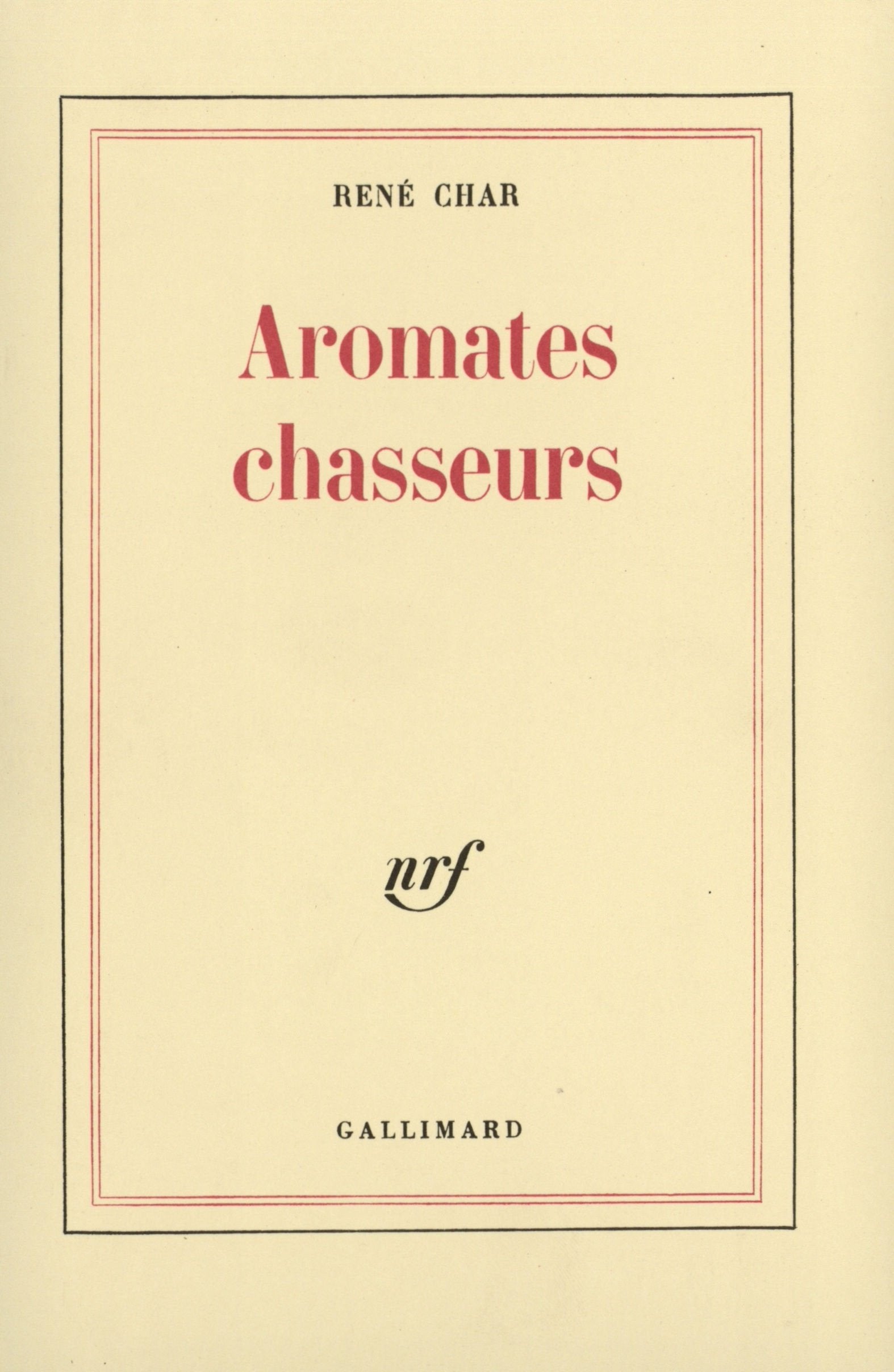 Aromates chasseurs 9782070293629