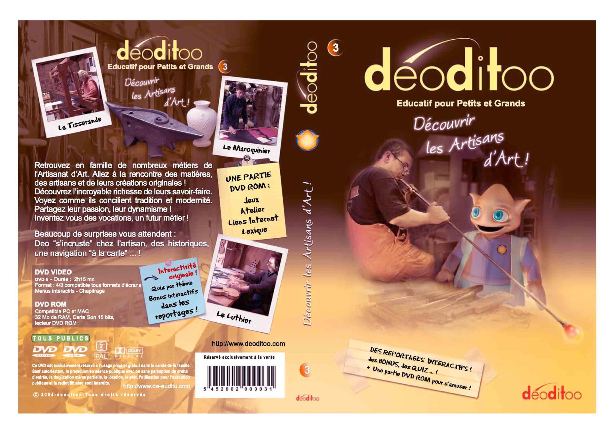 Deoditoo, vol. 3 : decouvrir les artisans d'art 5452002000031