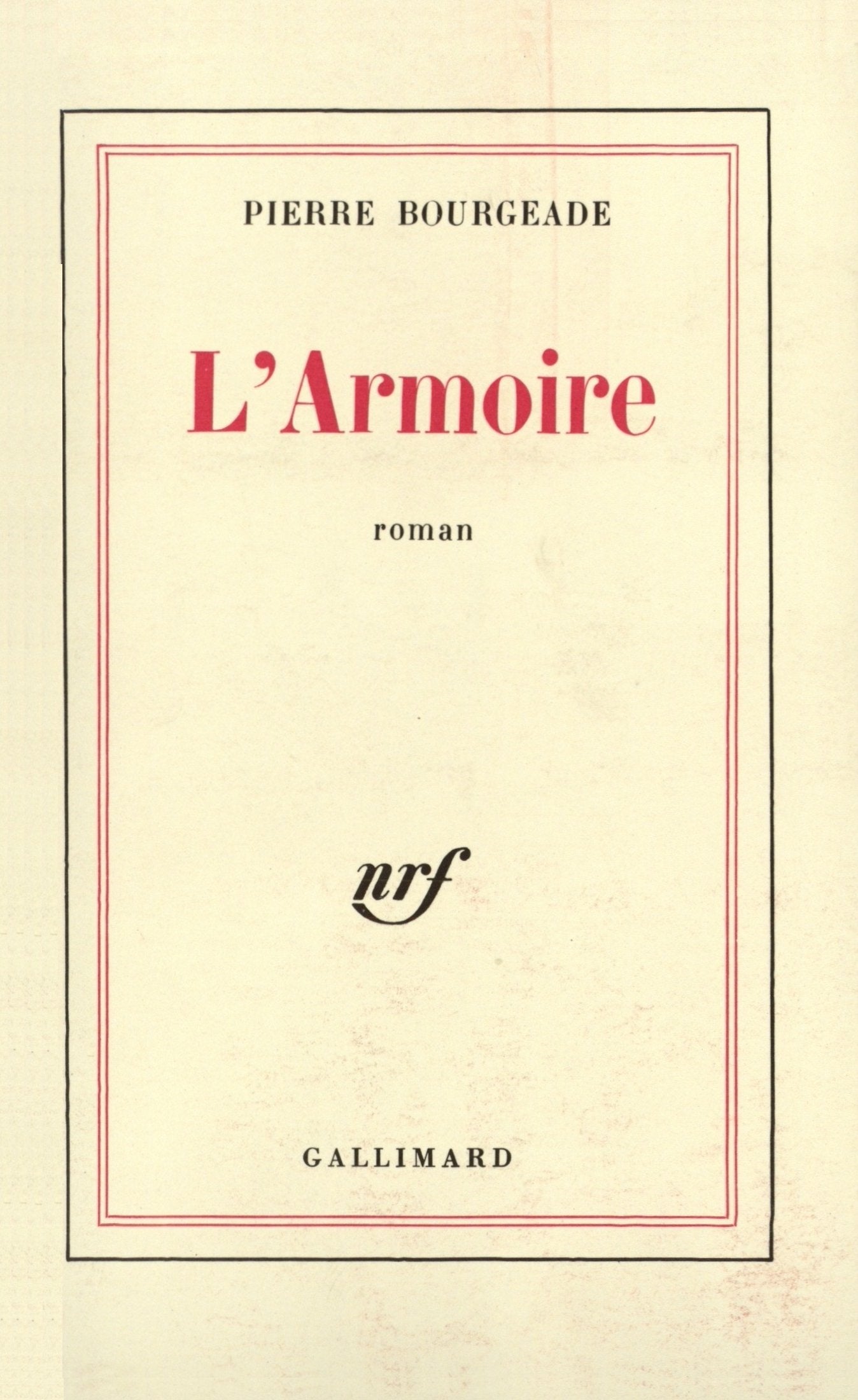 L'armoire 9782070297566