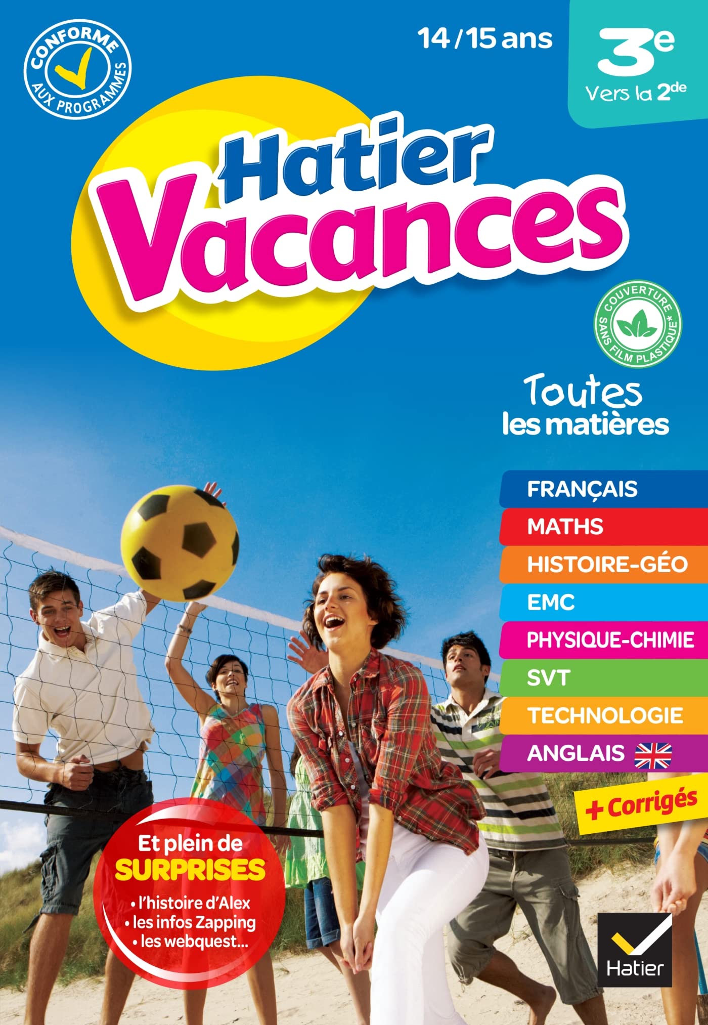 Cahier de vacances 2023 de la 3e vers la 2de: pour réviser son année dans toutes les matières 9782401063518