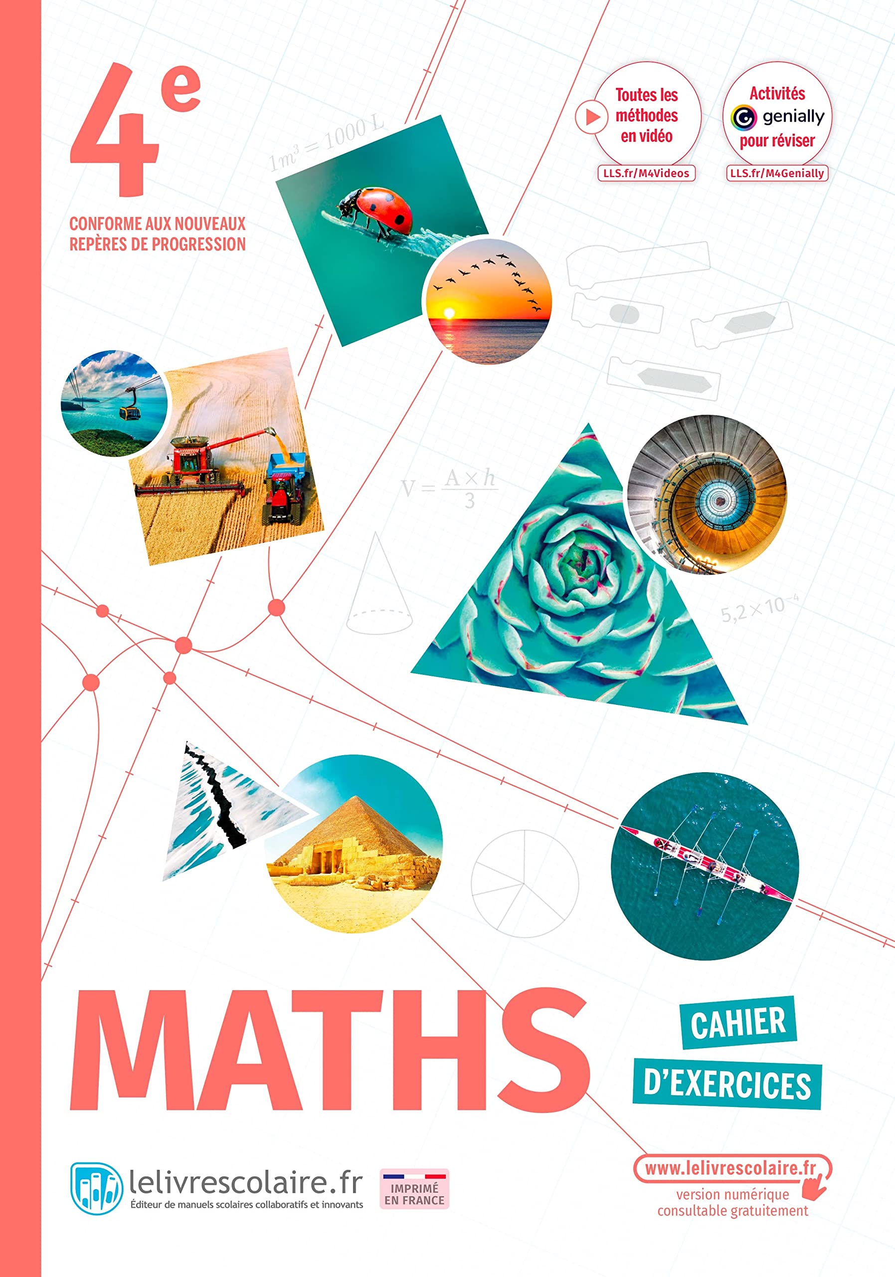 Maths 4e: Cahier d'exercices 9791040001829