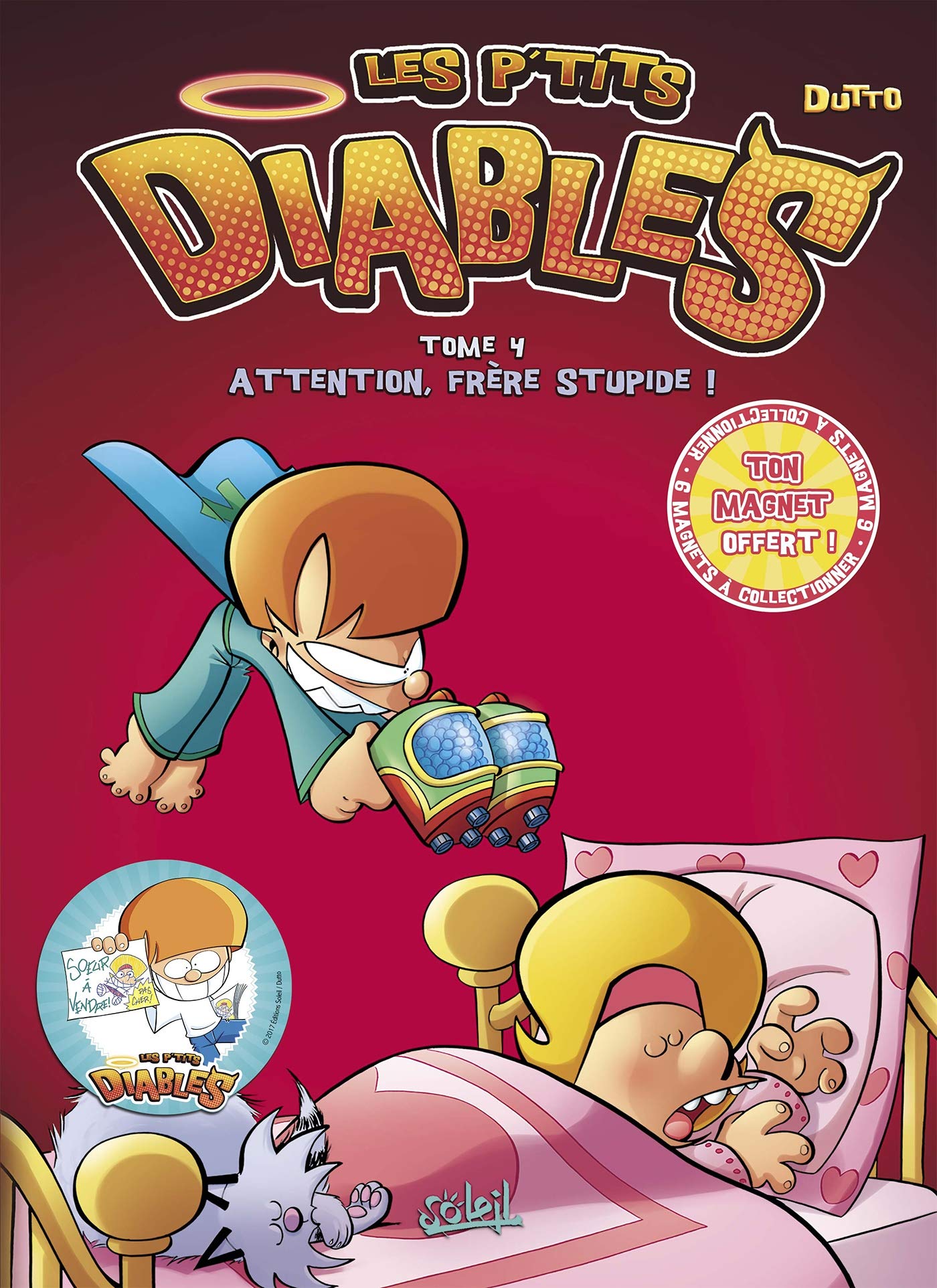Les P'tits Diables T04: Attention, frère stupide ! 9782849462461