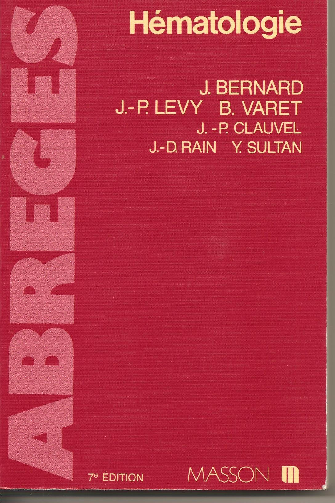 Hématologie 9782225819971