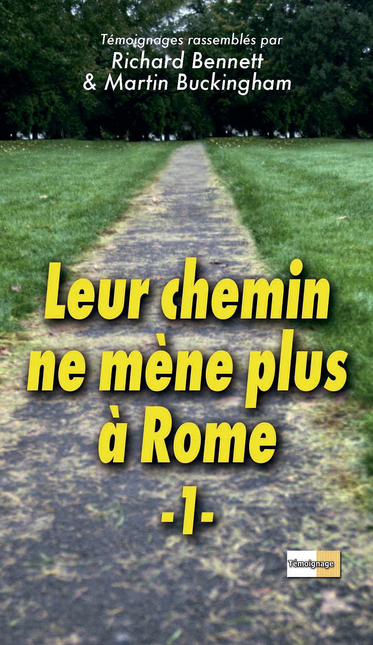 Leur chemin ne mène plus à Rome 1 9782826034612