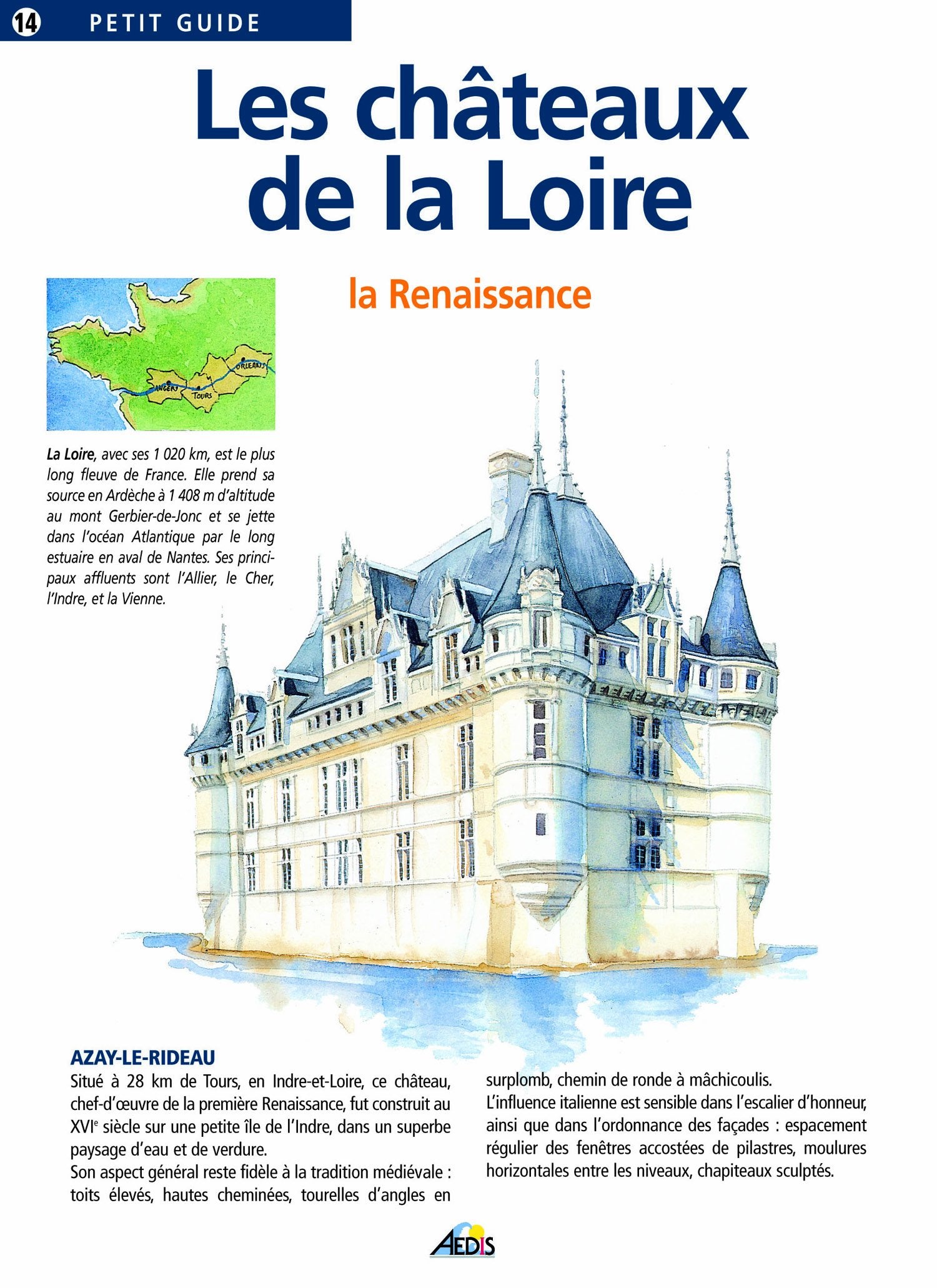 PG014 - Les chateaux de la loire 9782842590192