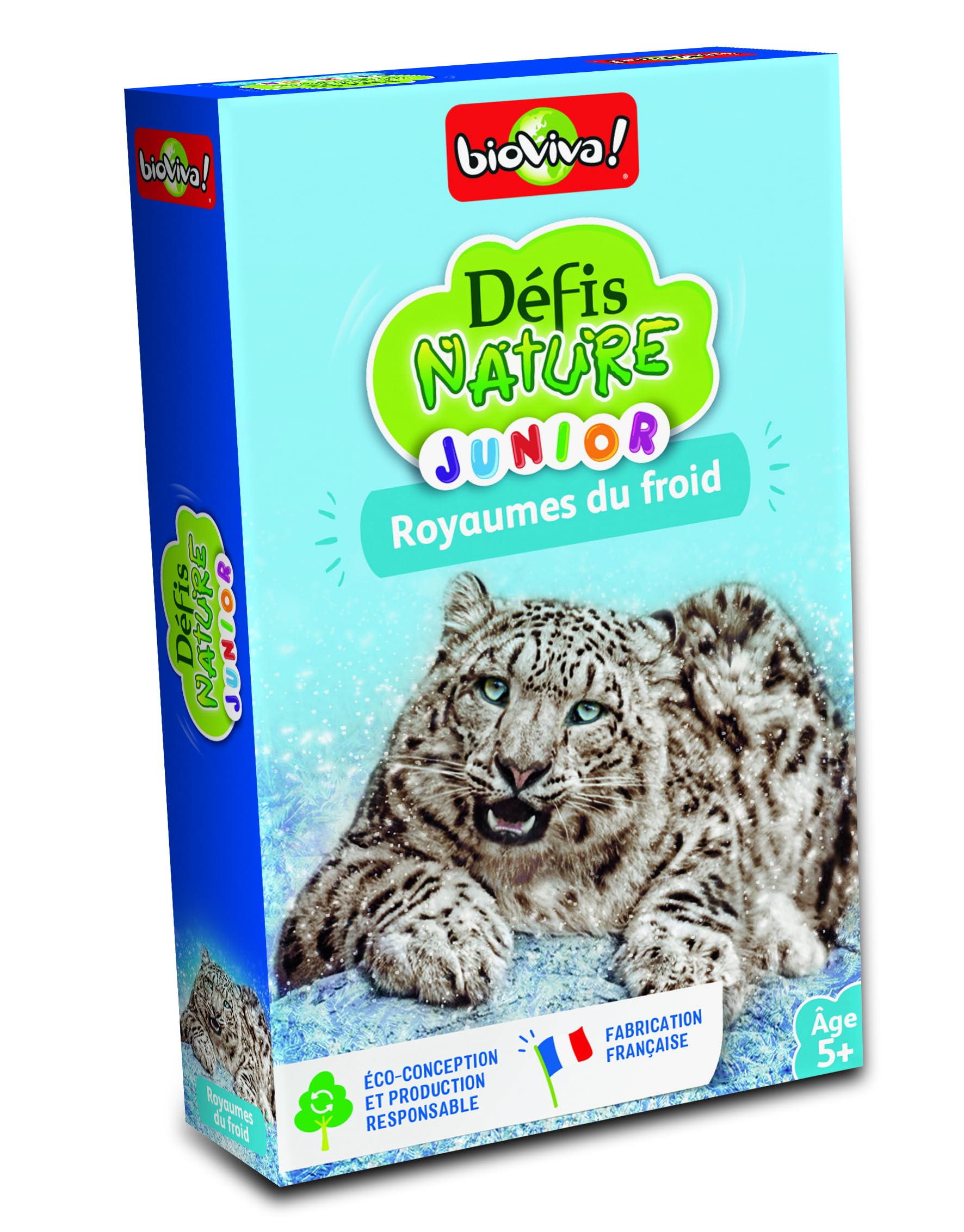 BIOVIVA - Défis Nature Junior - Royaume du Froid - Jeux de société ludique pour enfant dès 5 ans - 1 à 4 joueurs - 400275 3569160400275