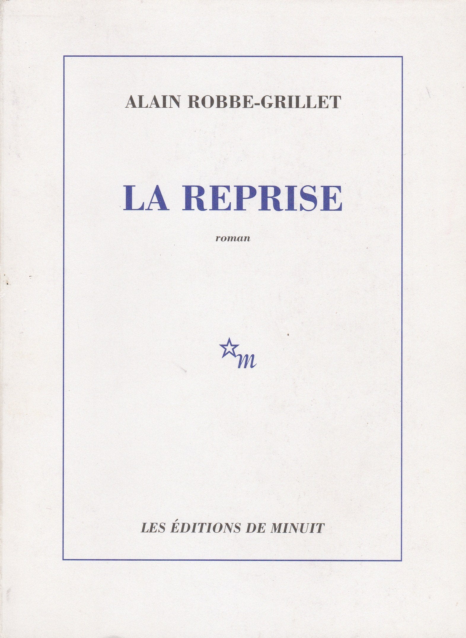 La Reprise 9782707317568