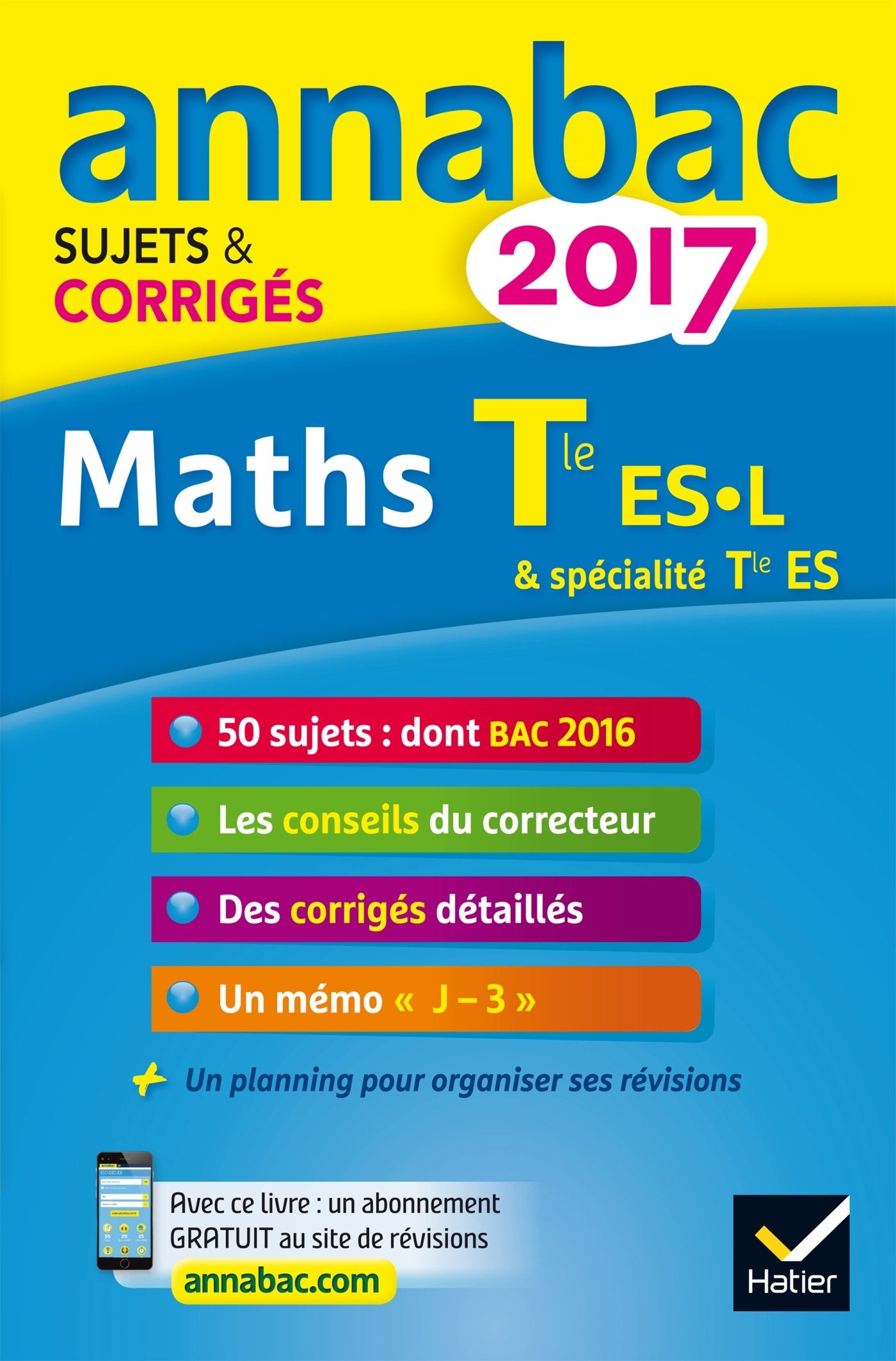 Maths Tle ES spécifique et spécialité, Tle L spécialité: Sujets et corrigés 9782218998416