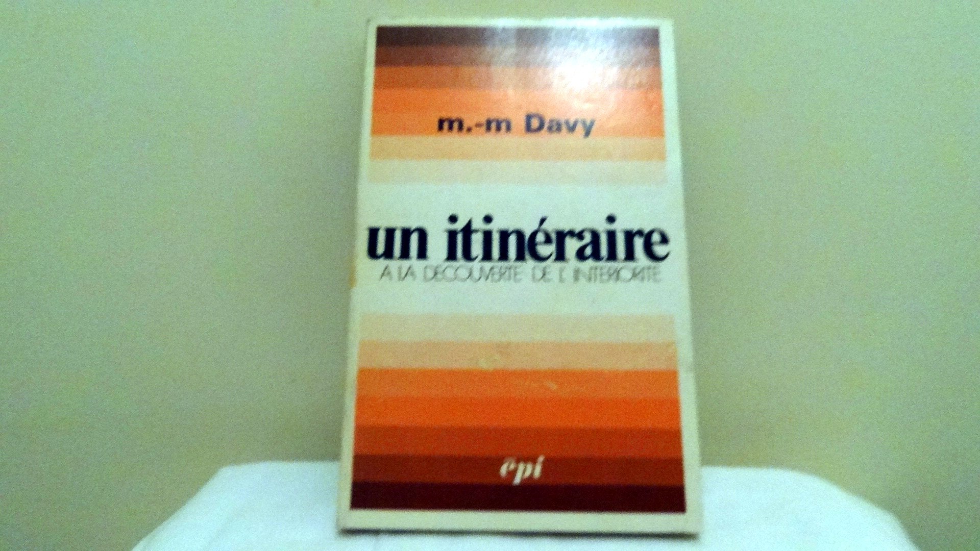 Un Itinéraire 9782704500345