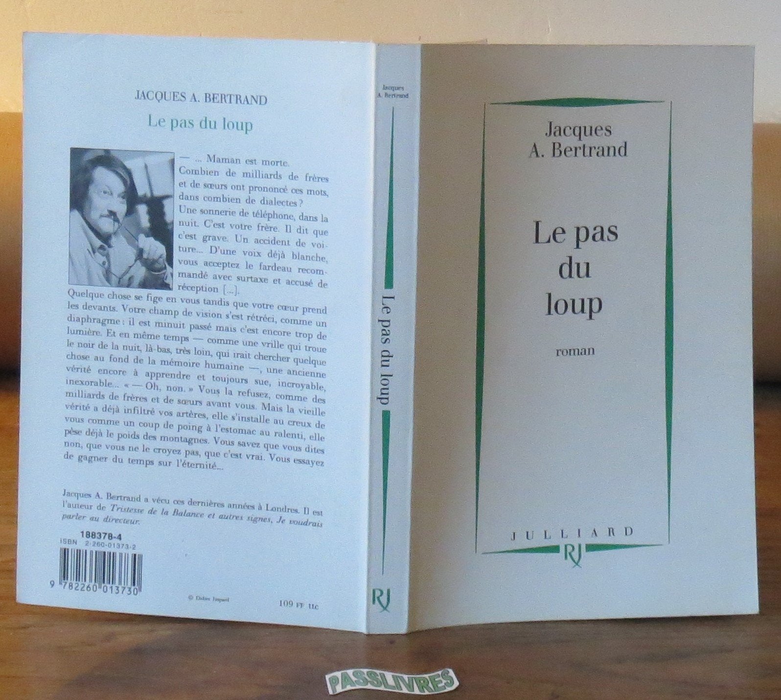 Le Pas du loup - Prix de Flore 1995 9782260013730