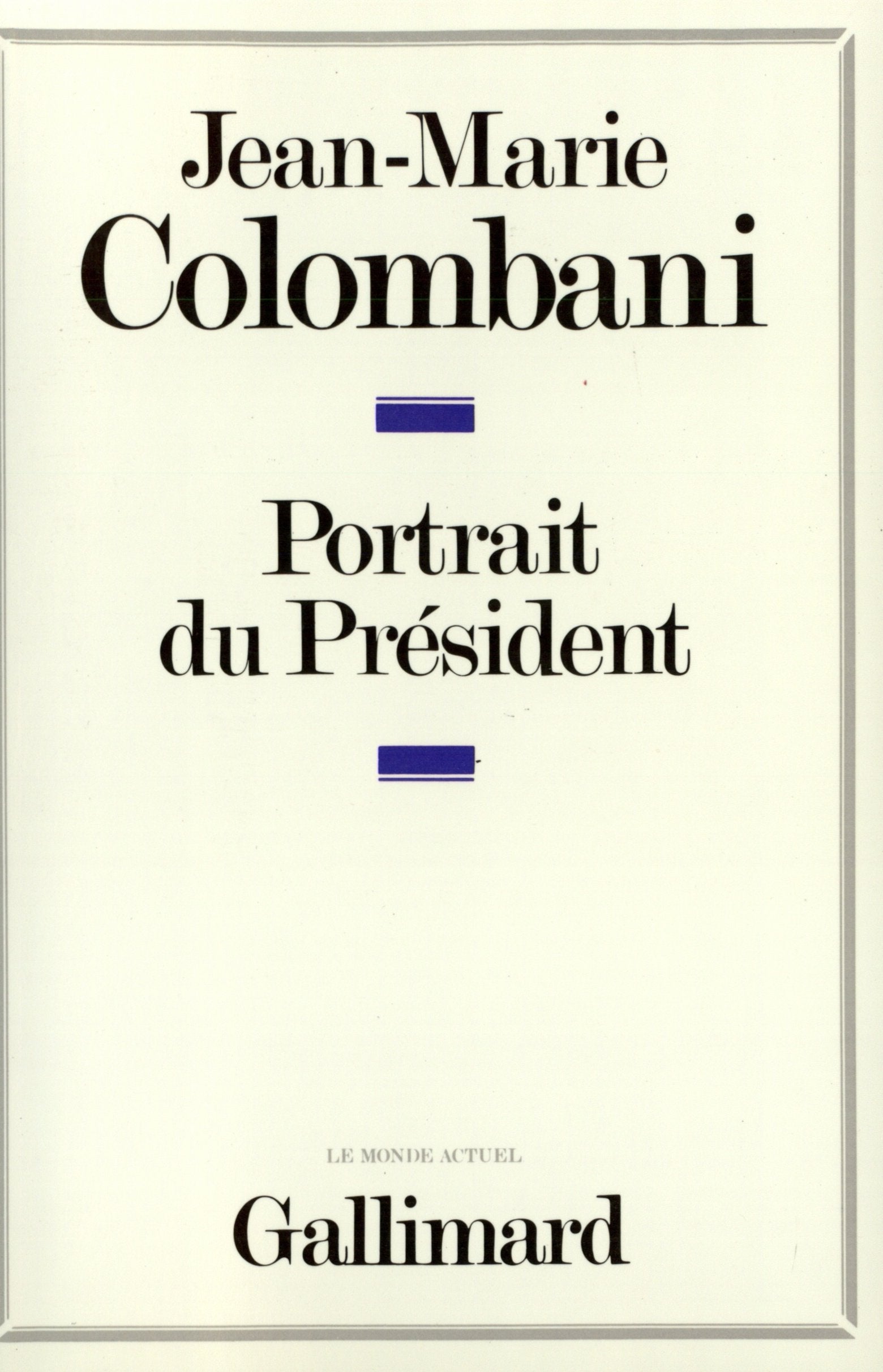 Portrait du Président 9782070705030