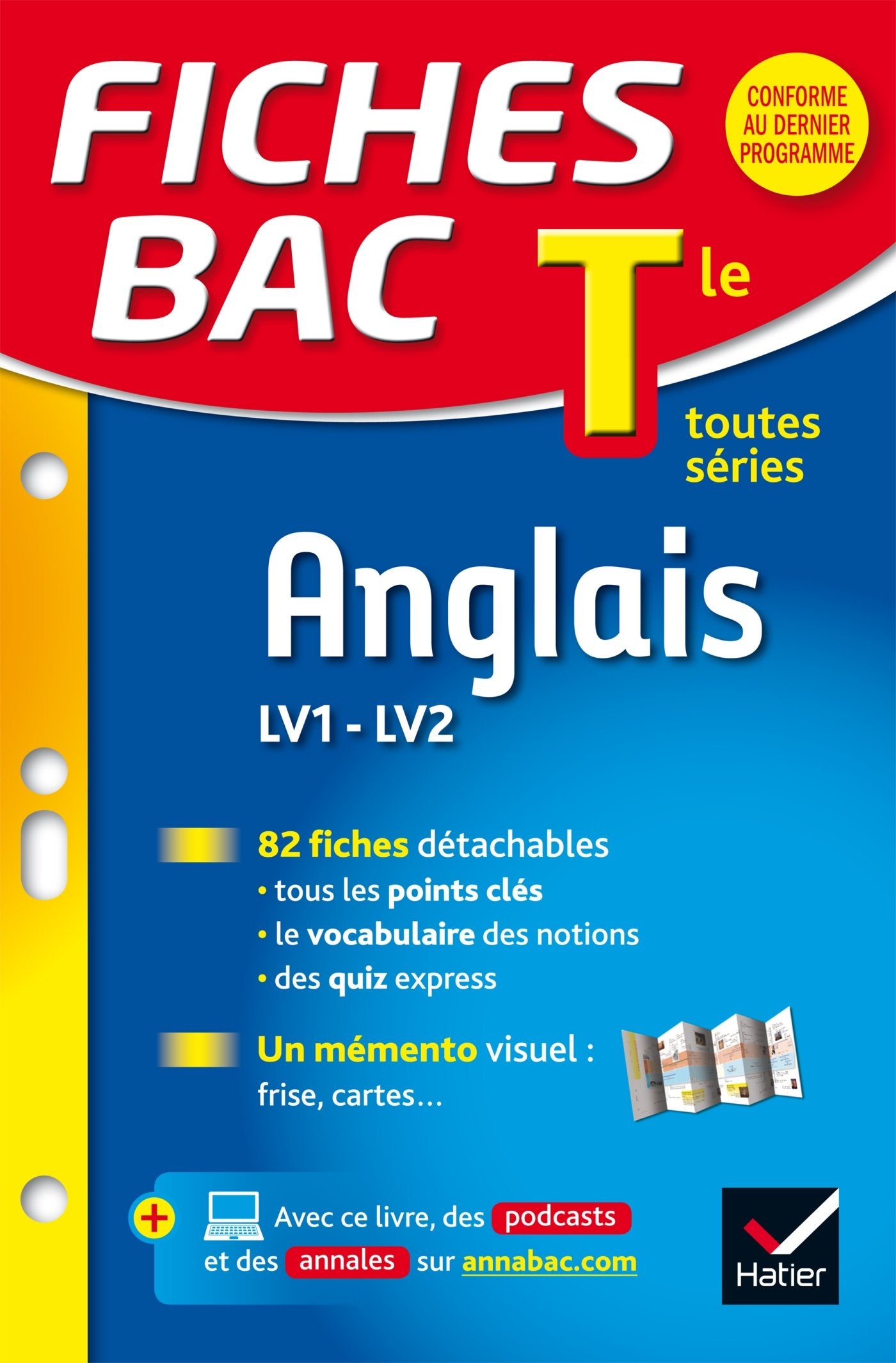 Fiches BAC Tle toutes séries, anglais 9782218986000