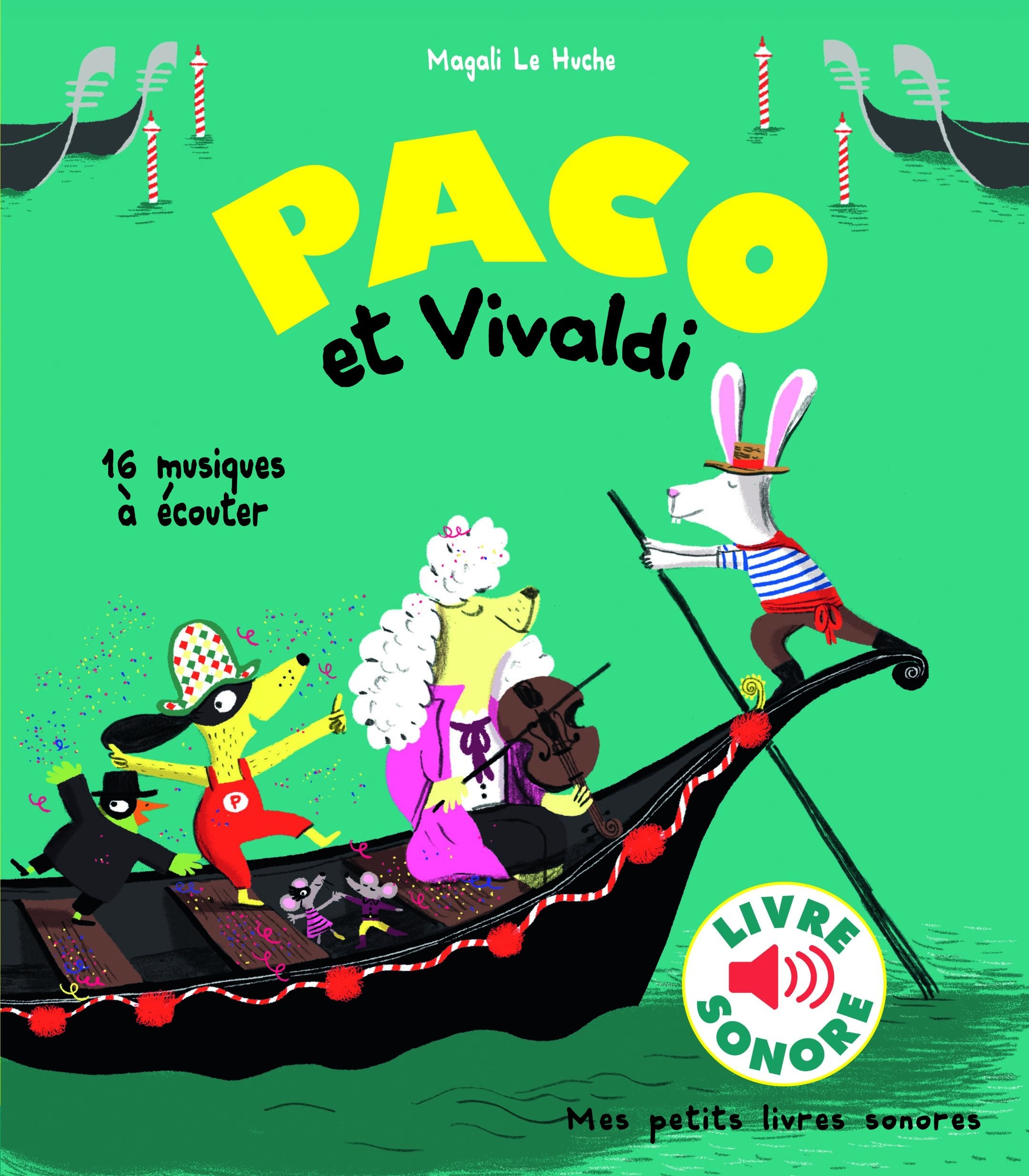 Paco et Vivaldi - Mes petits livres sonores - Dès 3 ans 9782070591213