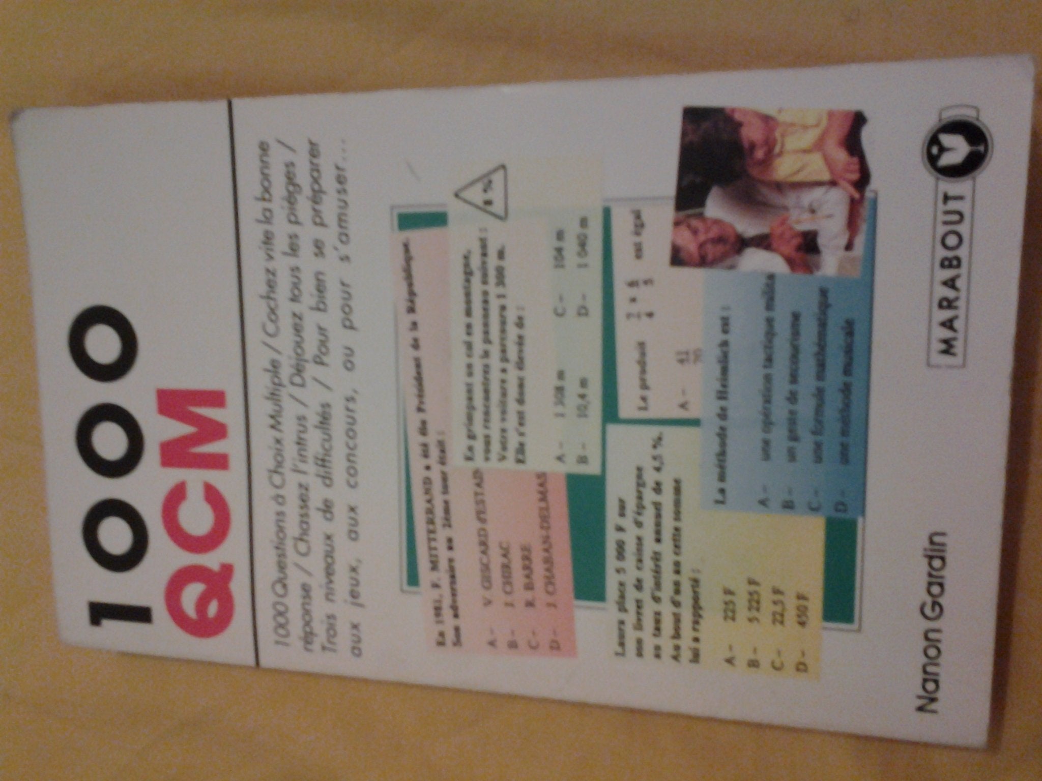 1000 QCM pour tester et enrichir votre culture générale 9782501024266