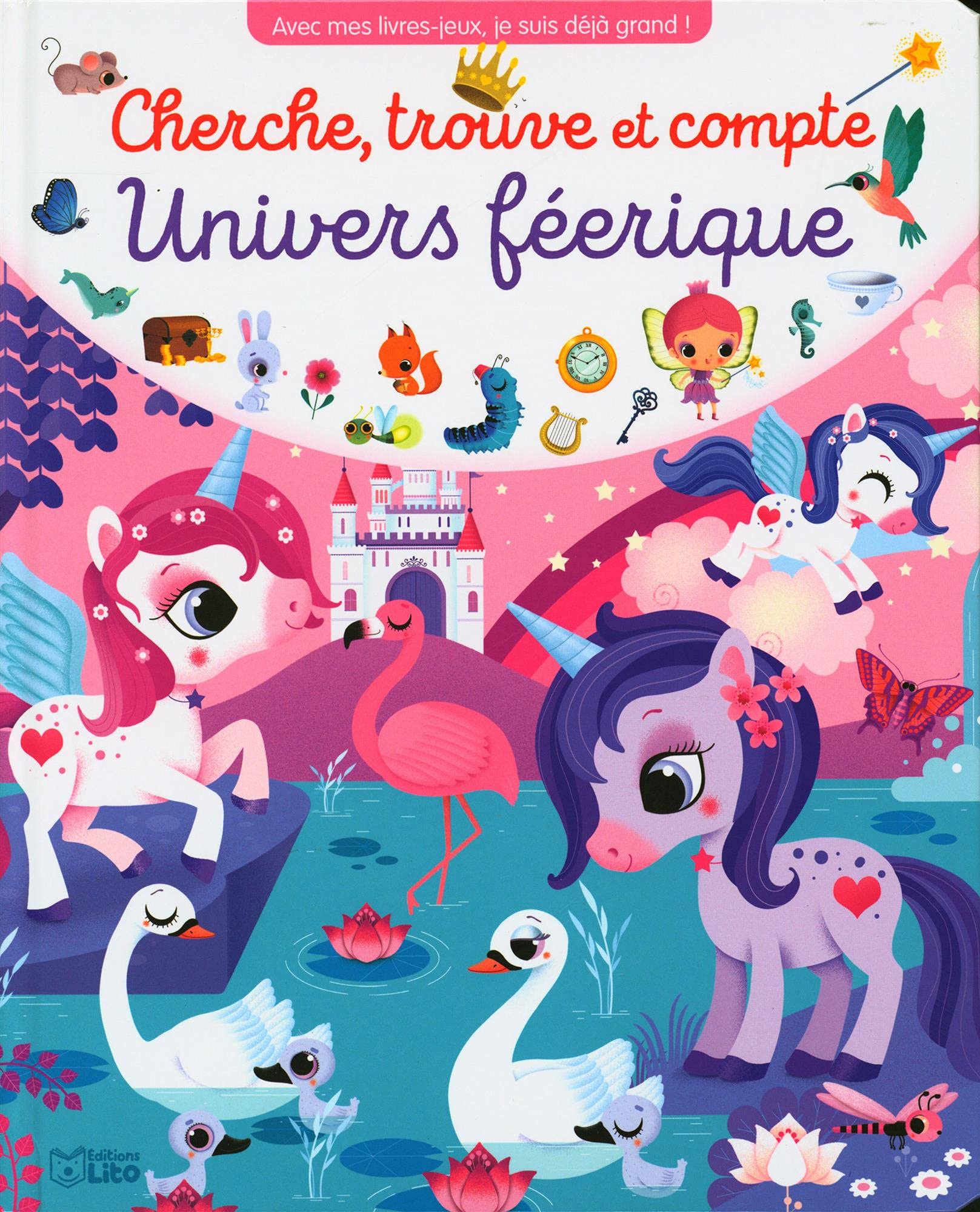 Cherche, trouve et compte L'univers féérique - Dès 3 ans 9782244303642