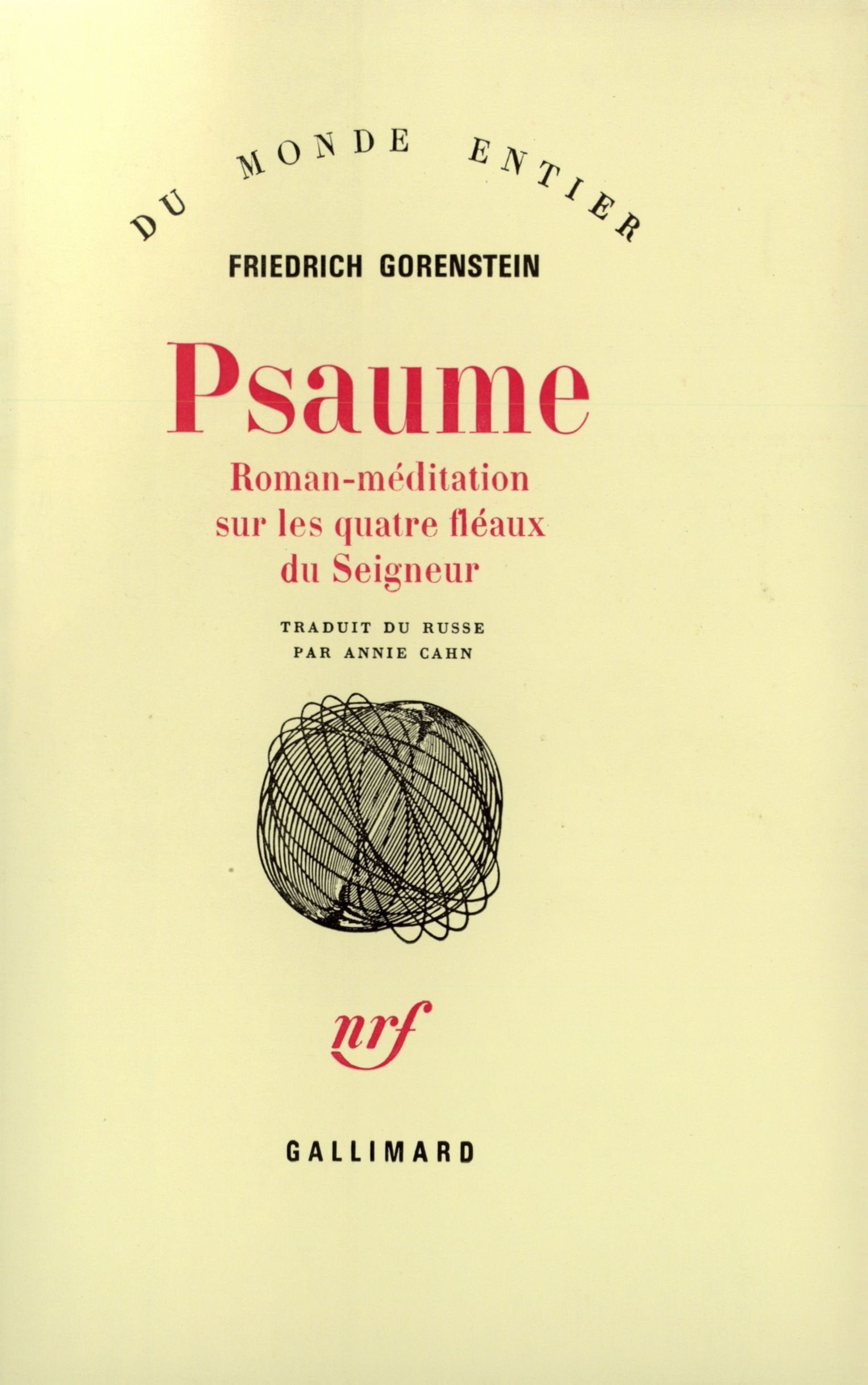 Psaume: Roman-méditation sur les quatre fléaux du Seigneur 9782070227280