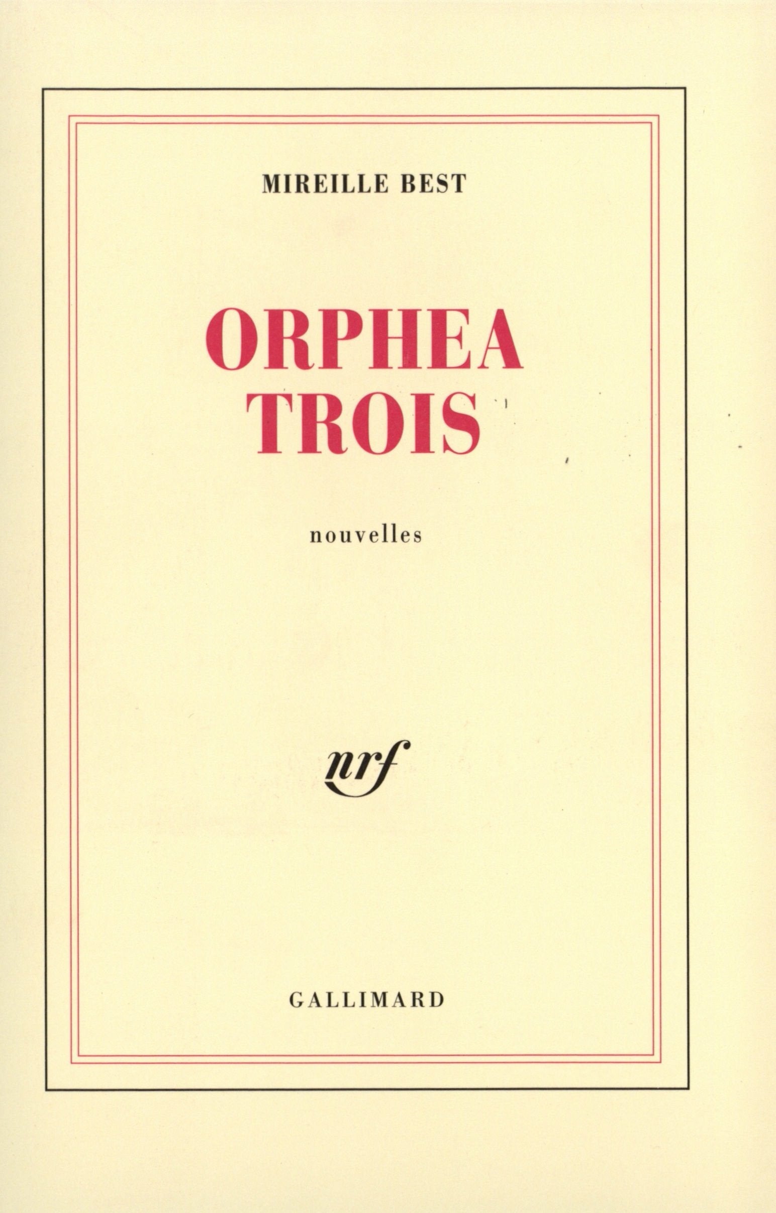 Orphea Trois 9782070721566