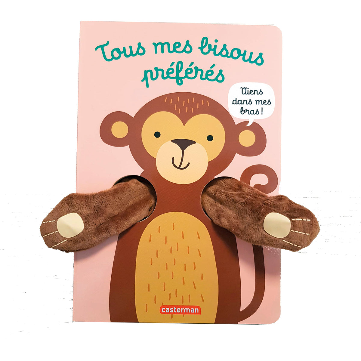 Viens dans mes bras ! - Tous mes bisous préférés: Livre marionnette pour bébé - dès 3 mois 9782203185739