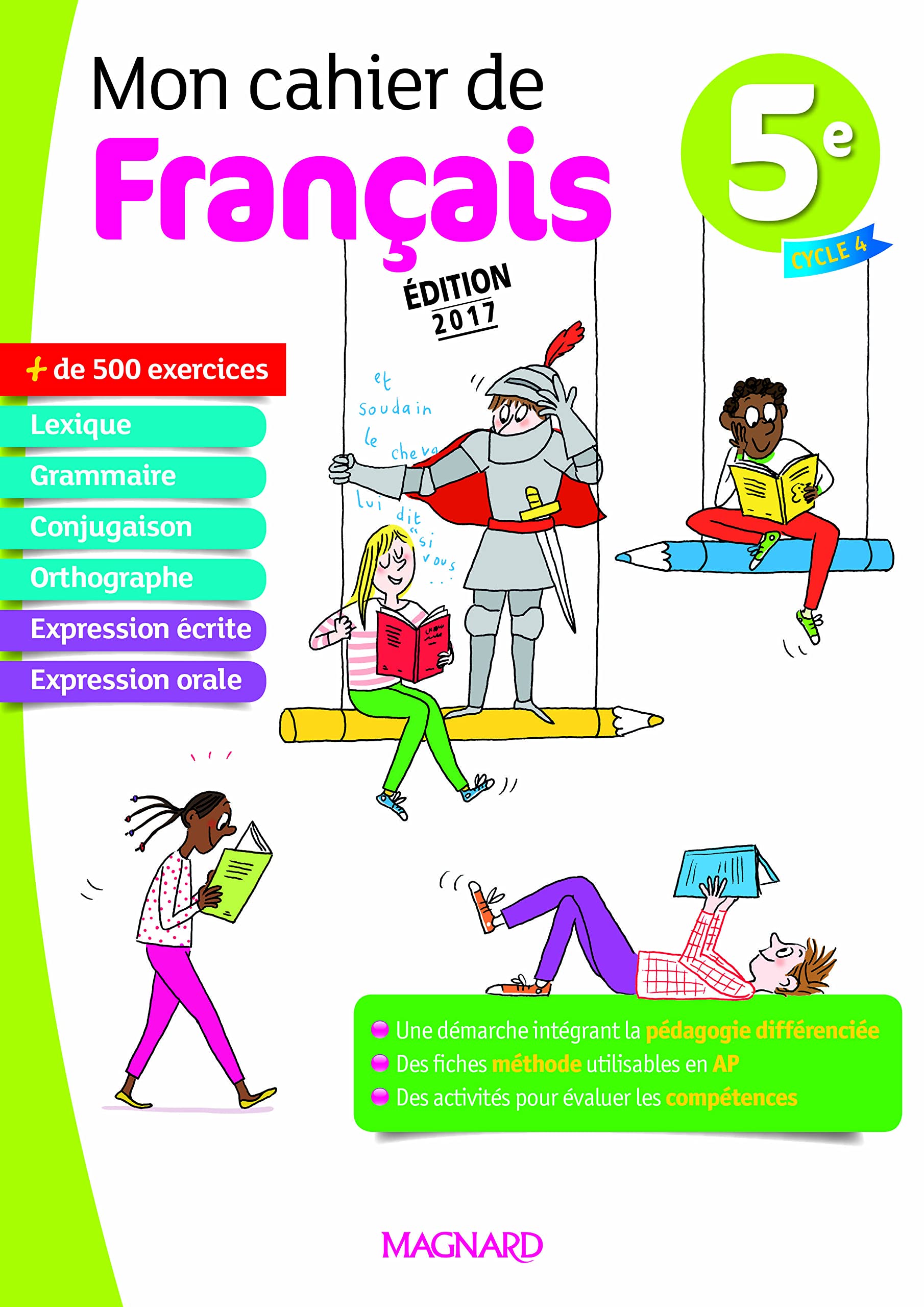 Mon cahier de français 5e (2017) 9782210107649