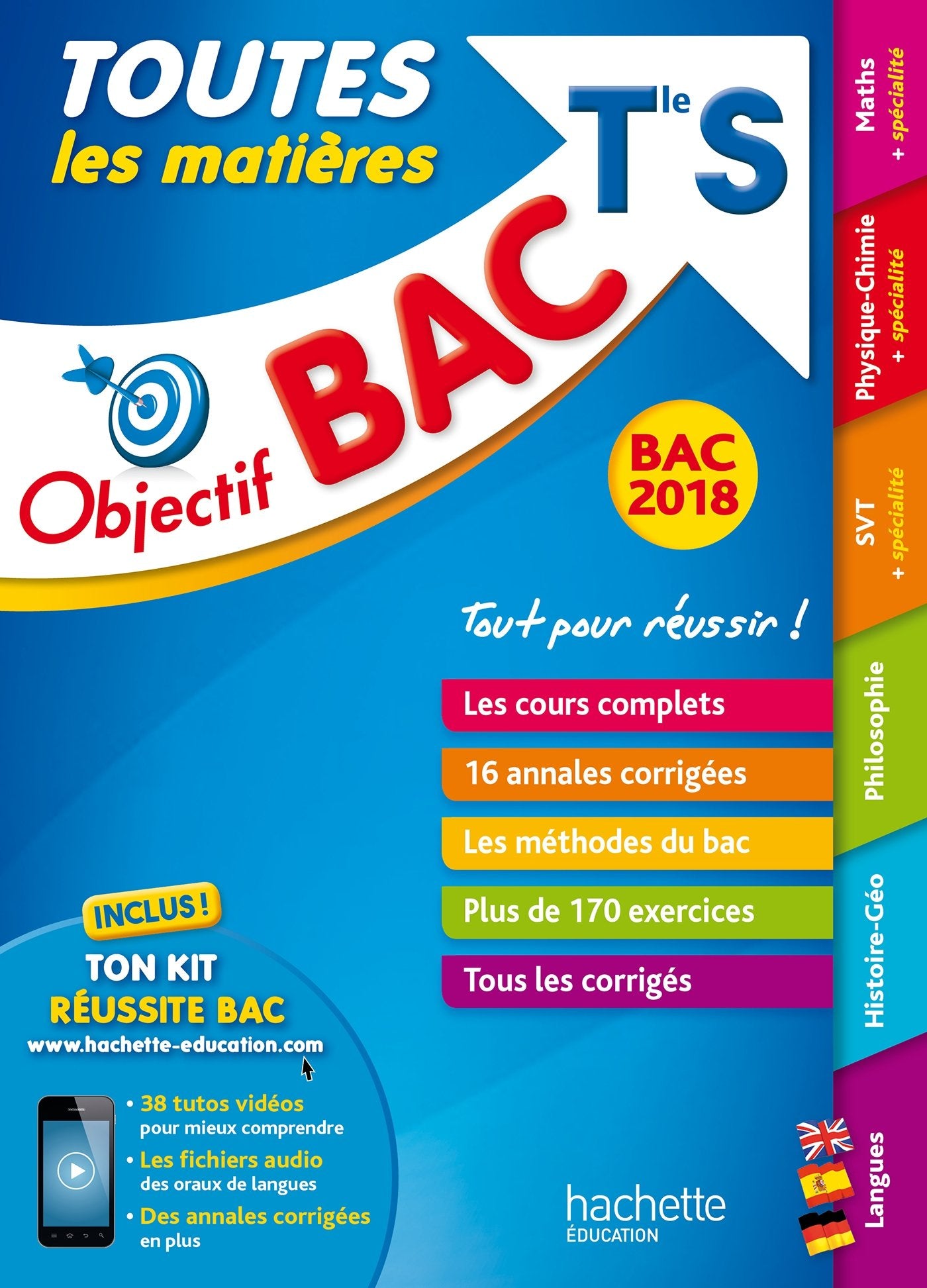 Objectif Bac 2018 - Toutes les matières Term S 9782017011811