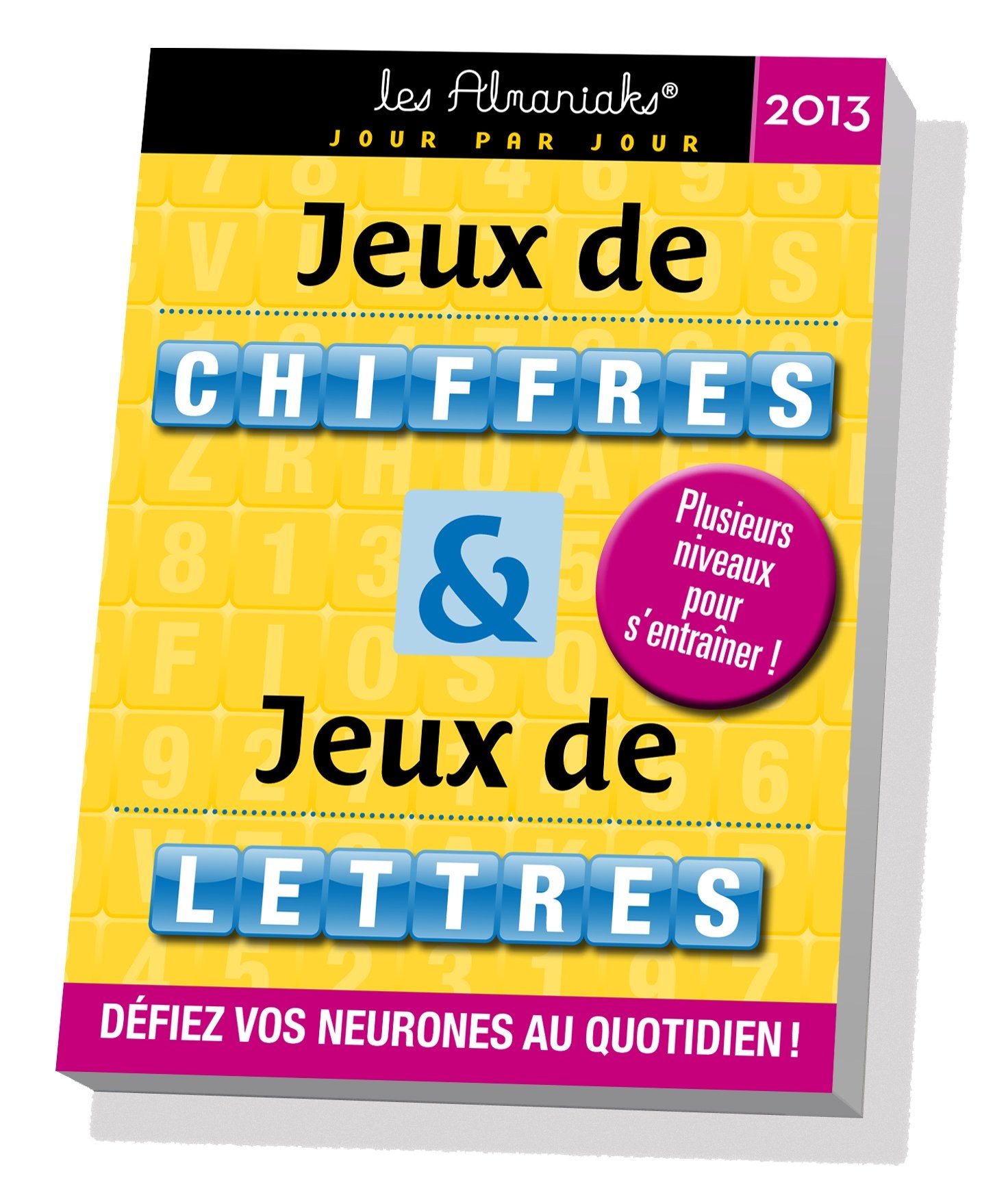 Calendrier Almaniak Jeux de chiffres & jeux de lettres 2013 9782351554302