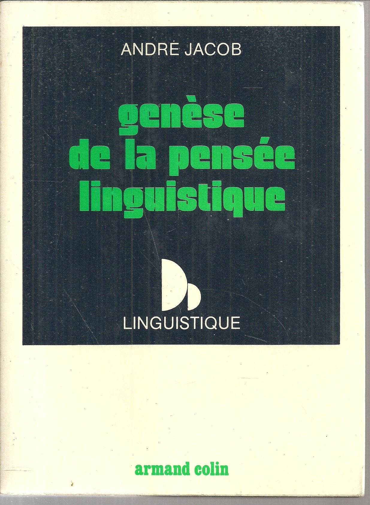 GENESE PENSEE LINGUISTIQUE 9782200311742