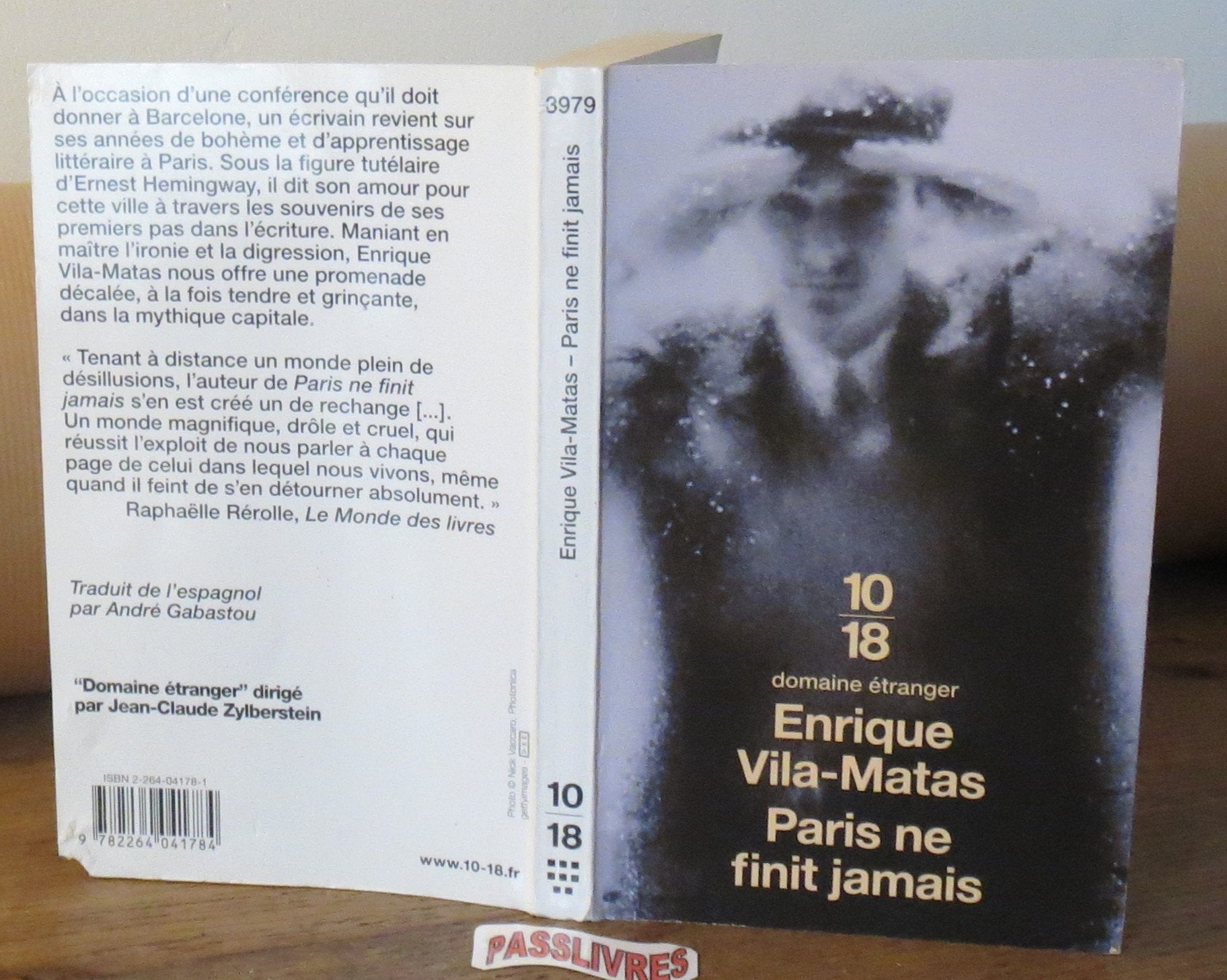 PARIS NE FINIT JAMAIS 9782264041784