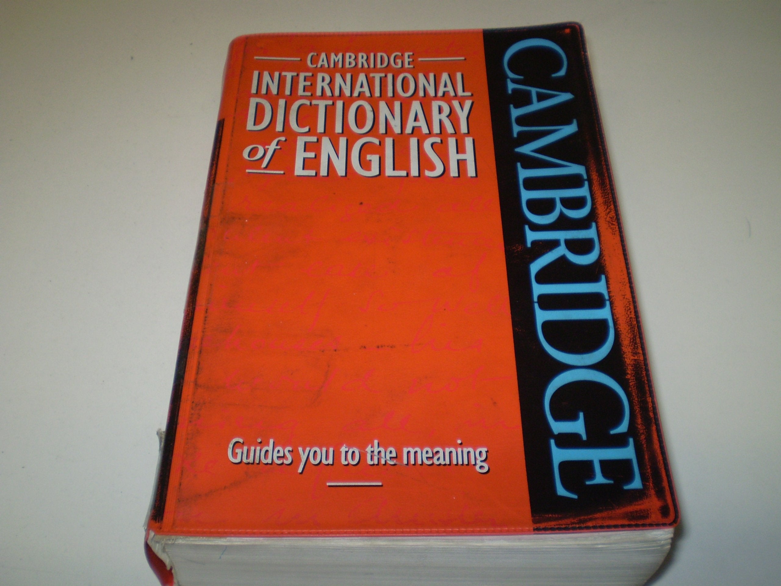 Cambridge International Dictionary of English 9780521484213