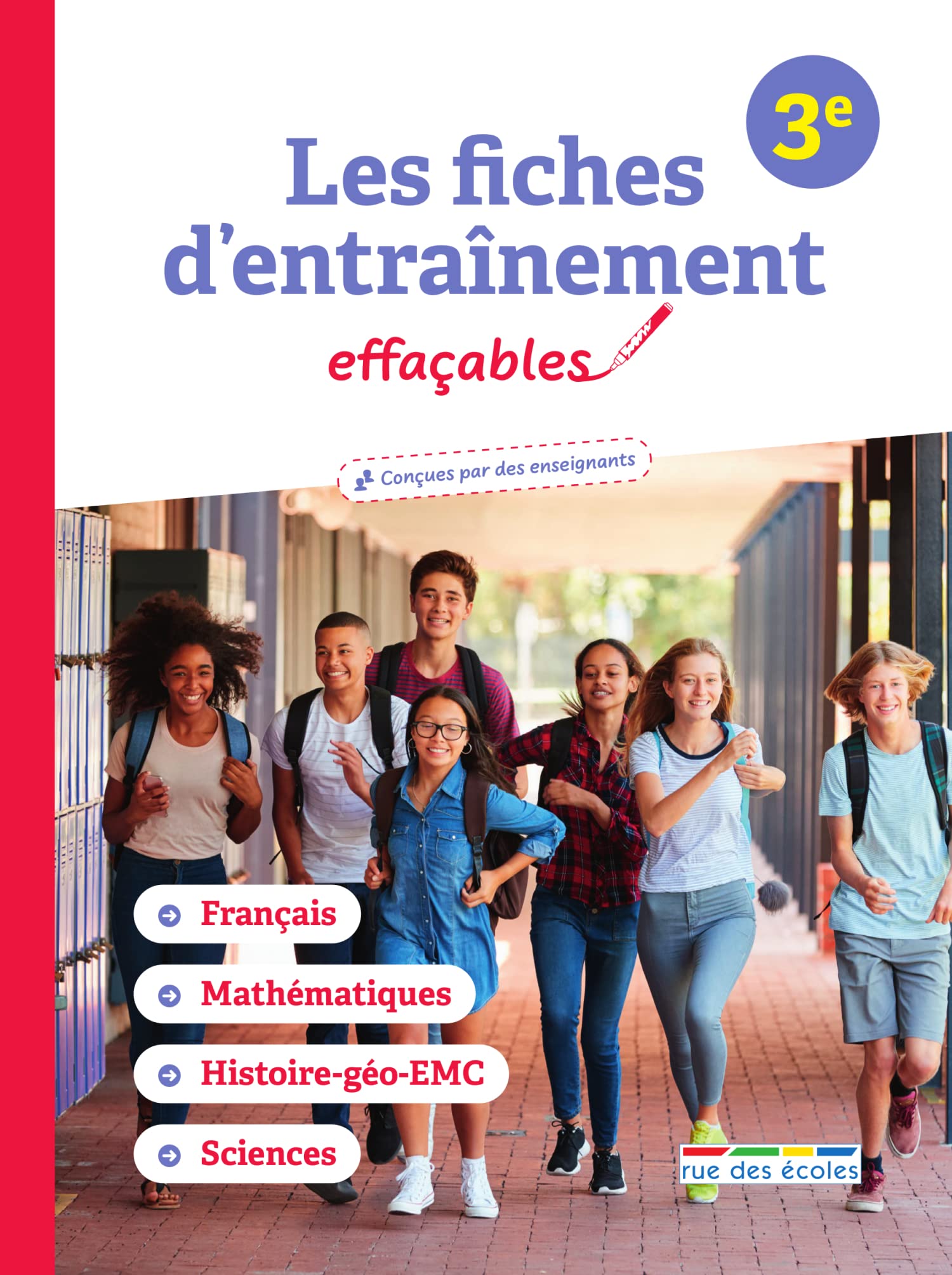 Les fiches d'entraînement effaçables 3e 9782820814869