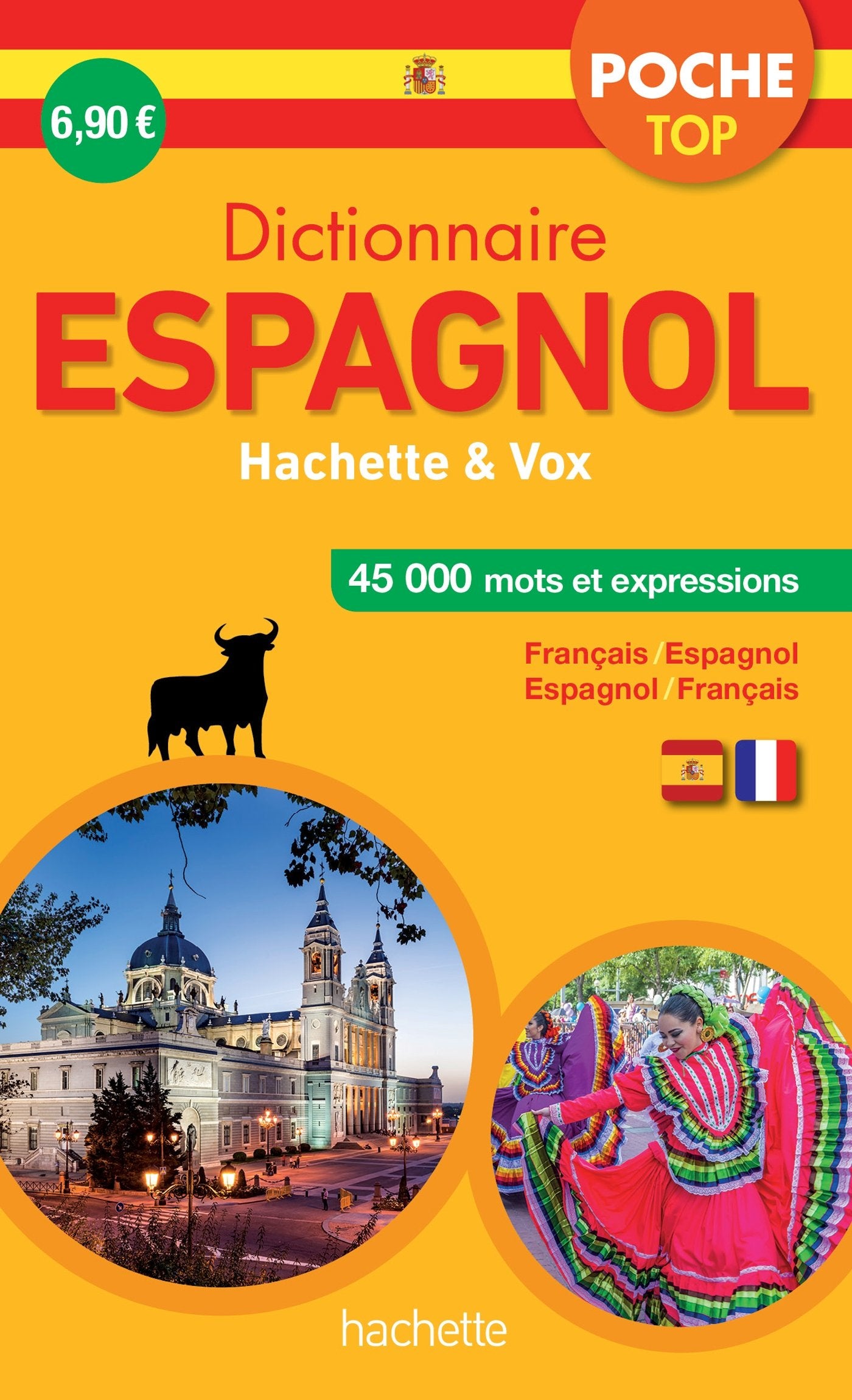 Dictionnaire Poche Top Hachette Vox - Bilingue Espagnol 9782013951319