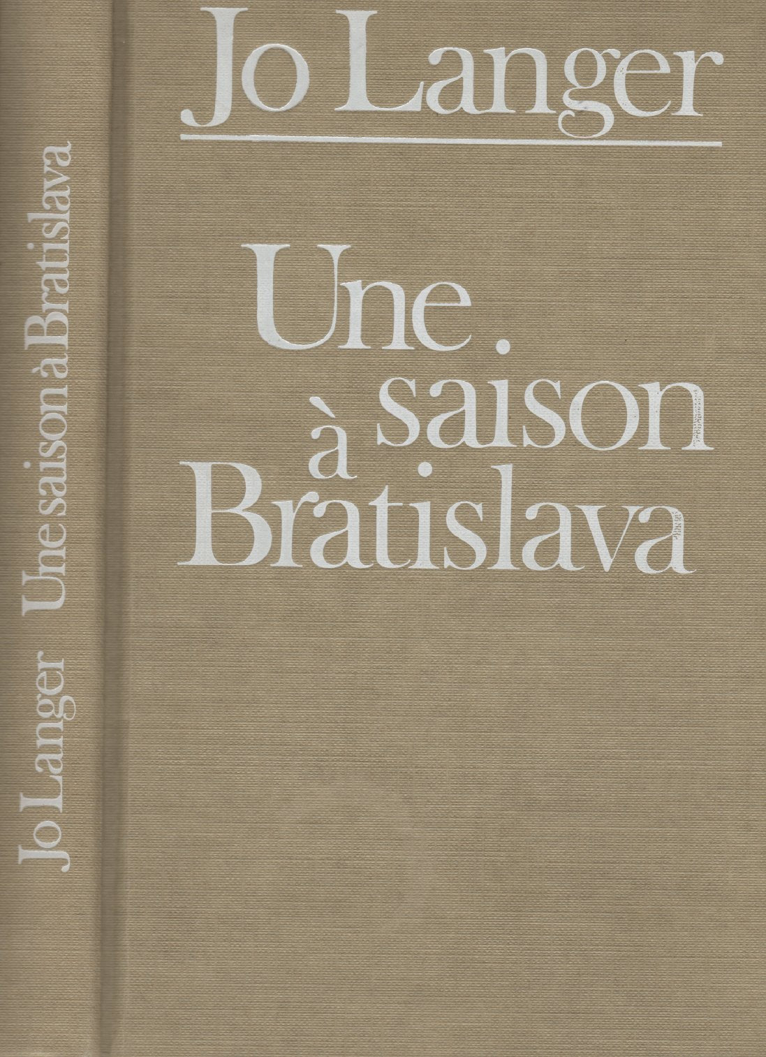 Une saison à Bratislava 9782020058995