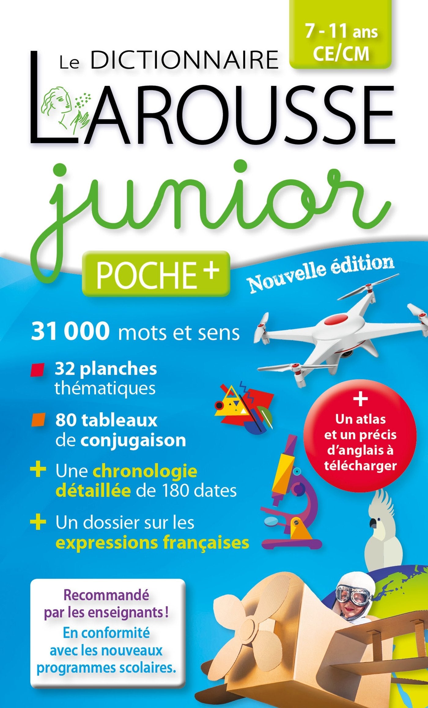 Dictionnaire Larousse junior poche +: CE/CM 7-11 ans 9782035907837