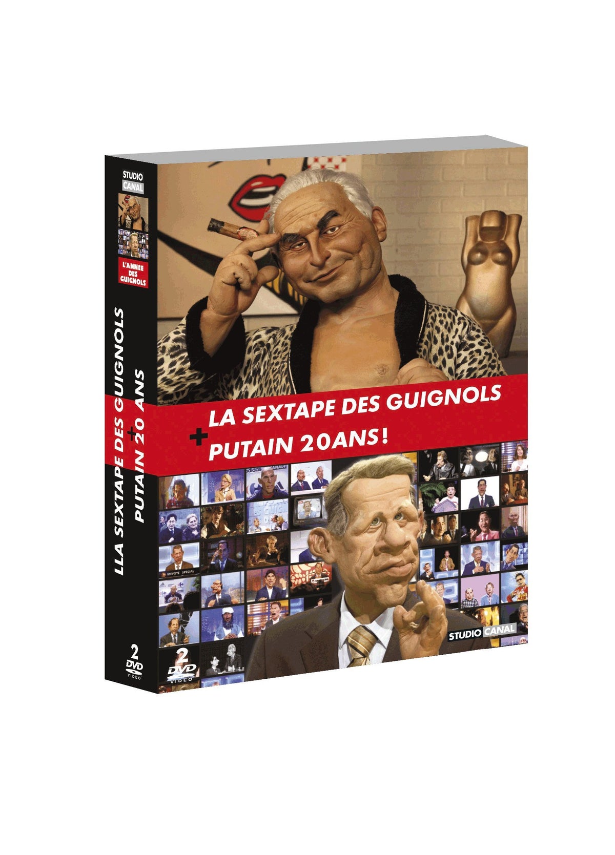 Coffret Guignols de l'info - Best of 2010/2011, La sextape des Guignols + Putain 20 ans 5050582857863