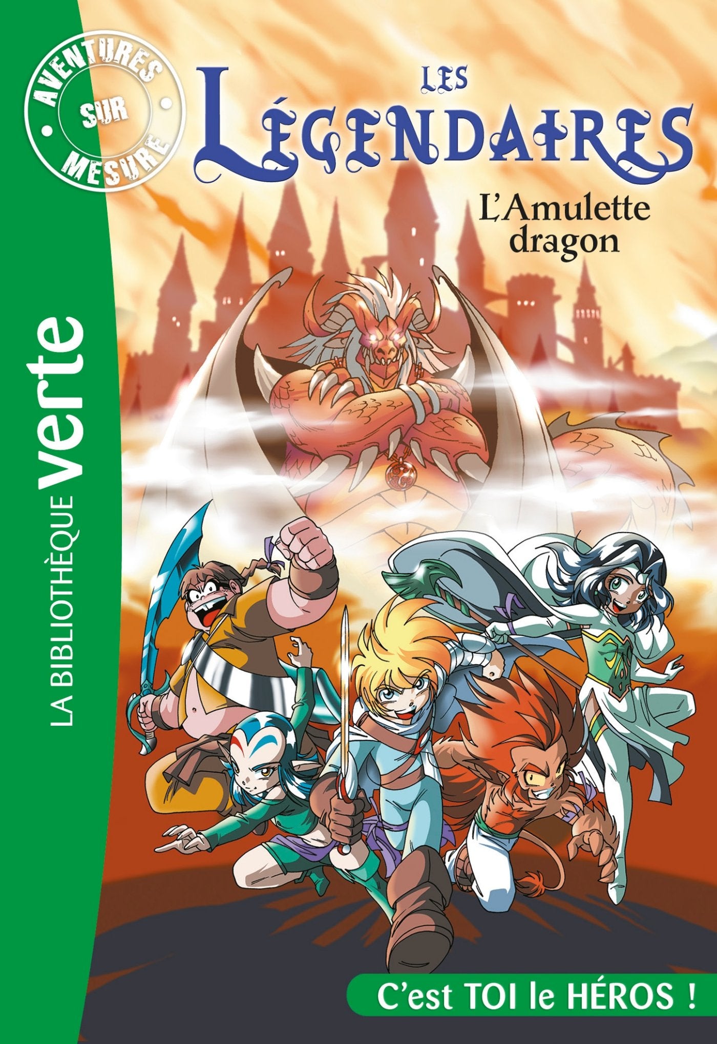 Les Légendaires - Aventures sur mesure - L'amulette dragon 9782014002508