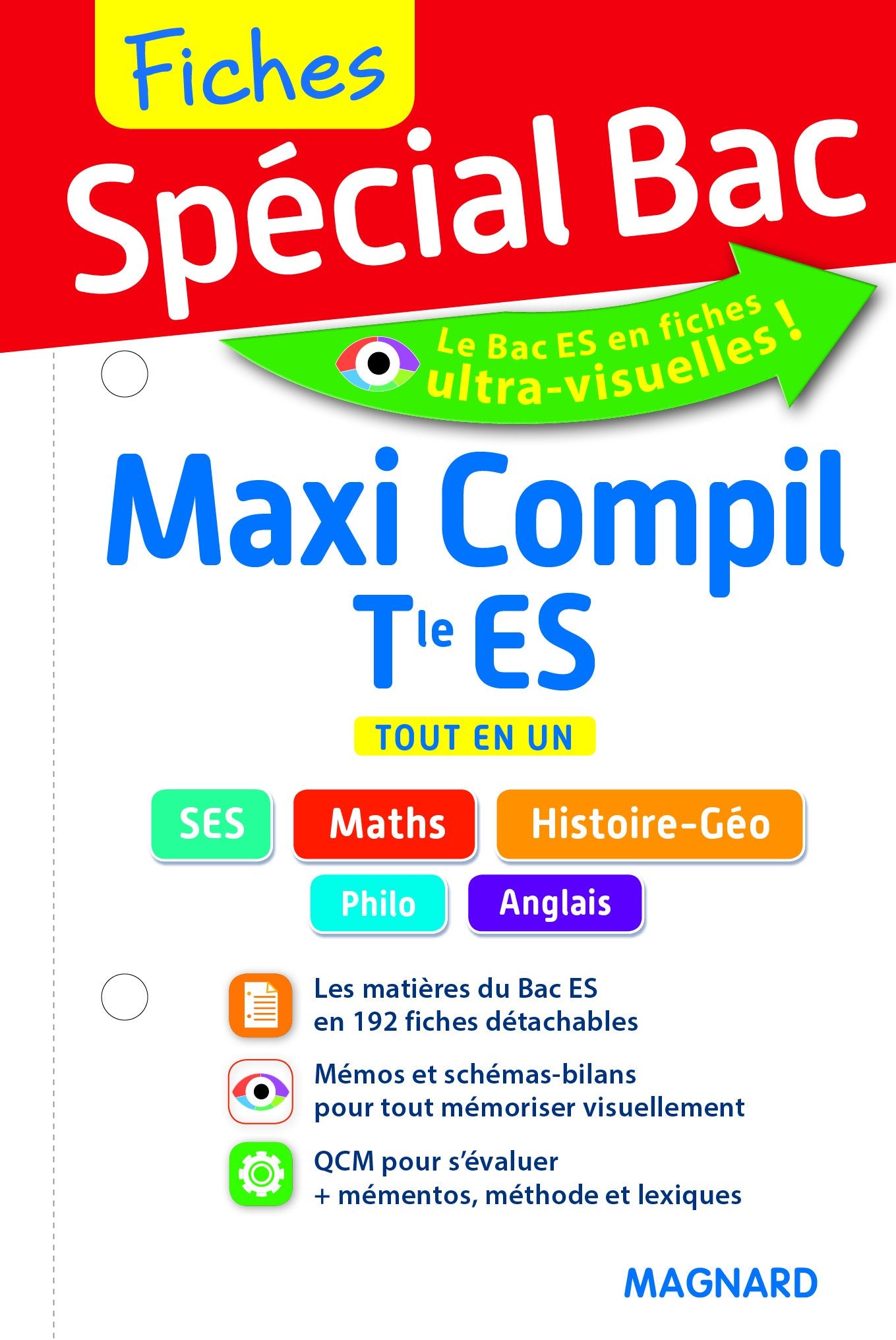 Spécial Bac Maxi Compil de Fiches Tle ES 9782210757127