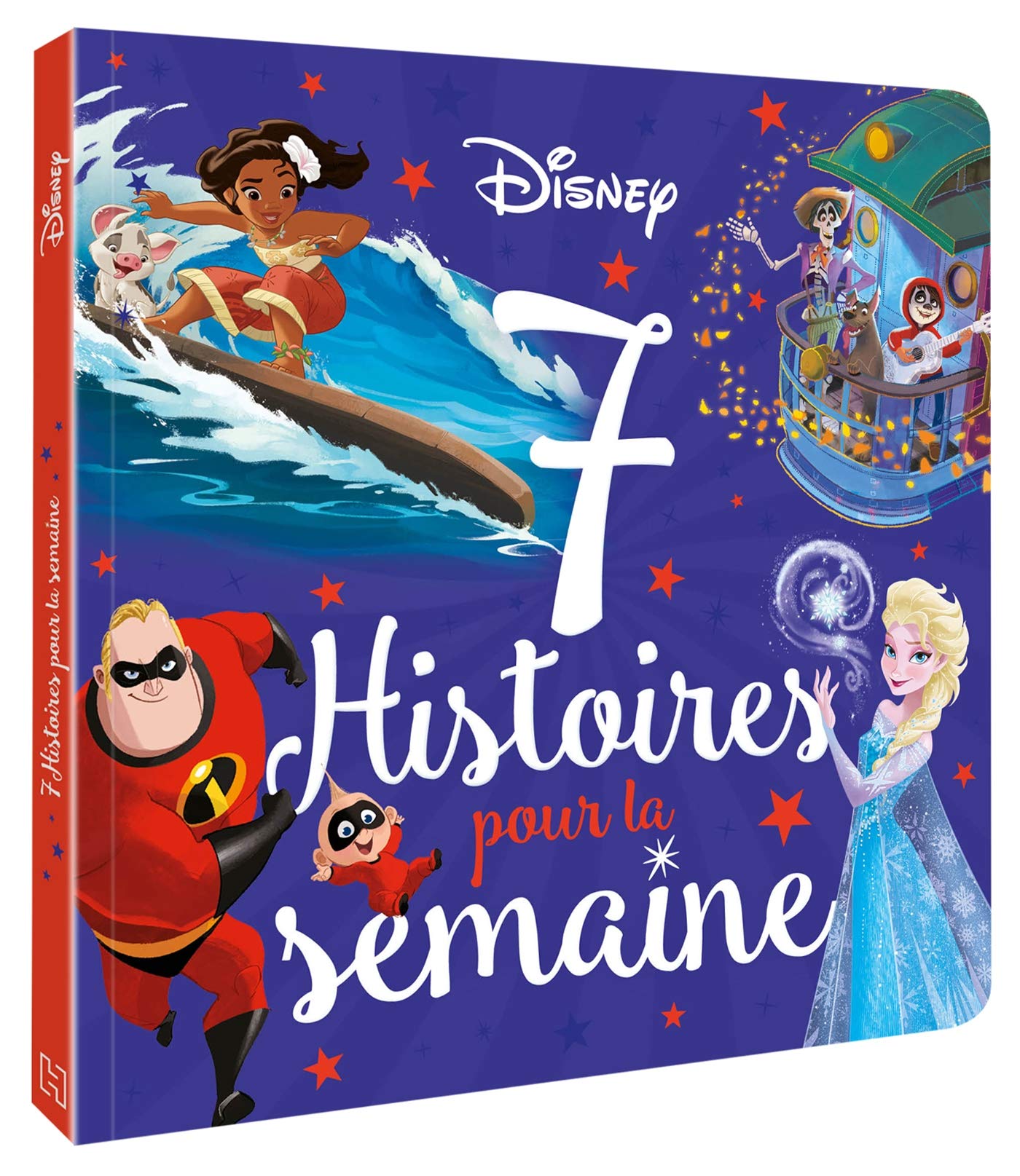 DISNEY - 7 Histoires pour la semaine - Les héros à l'aventure: Les héros à l'aventure 9782017075745