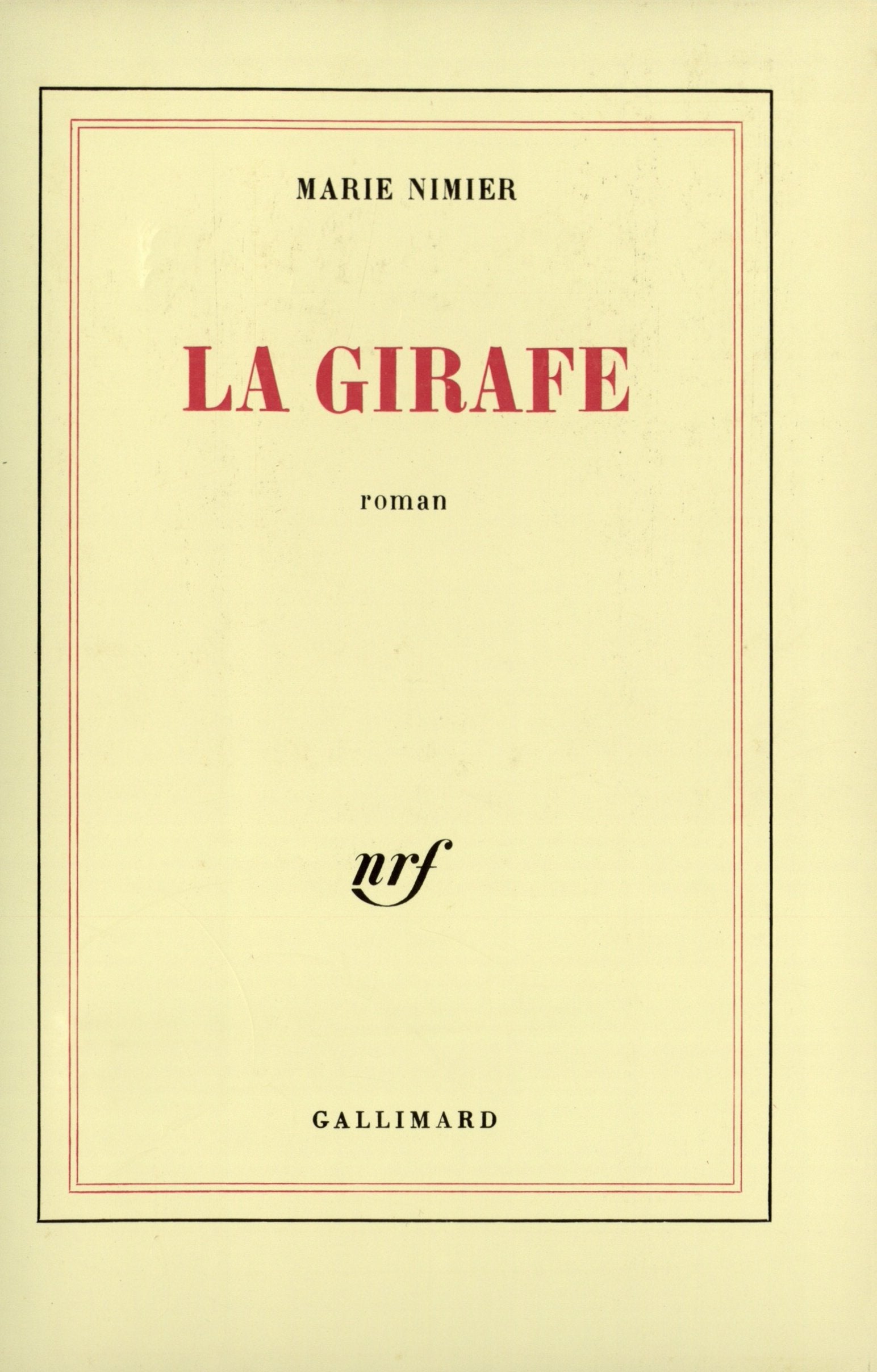 La Girafe 9782070711178