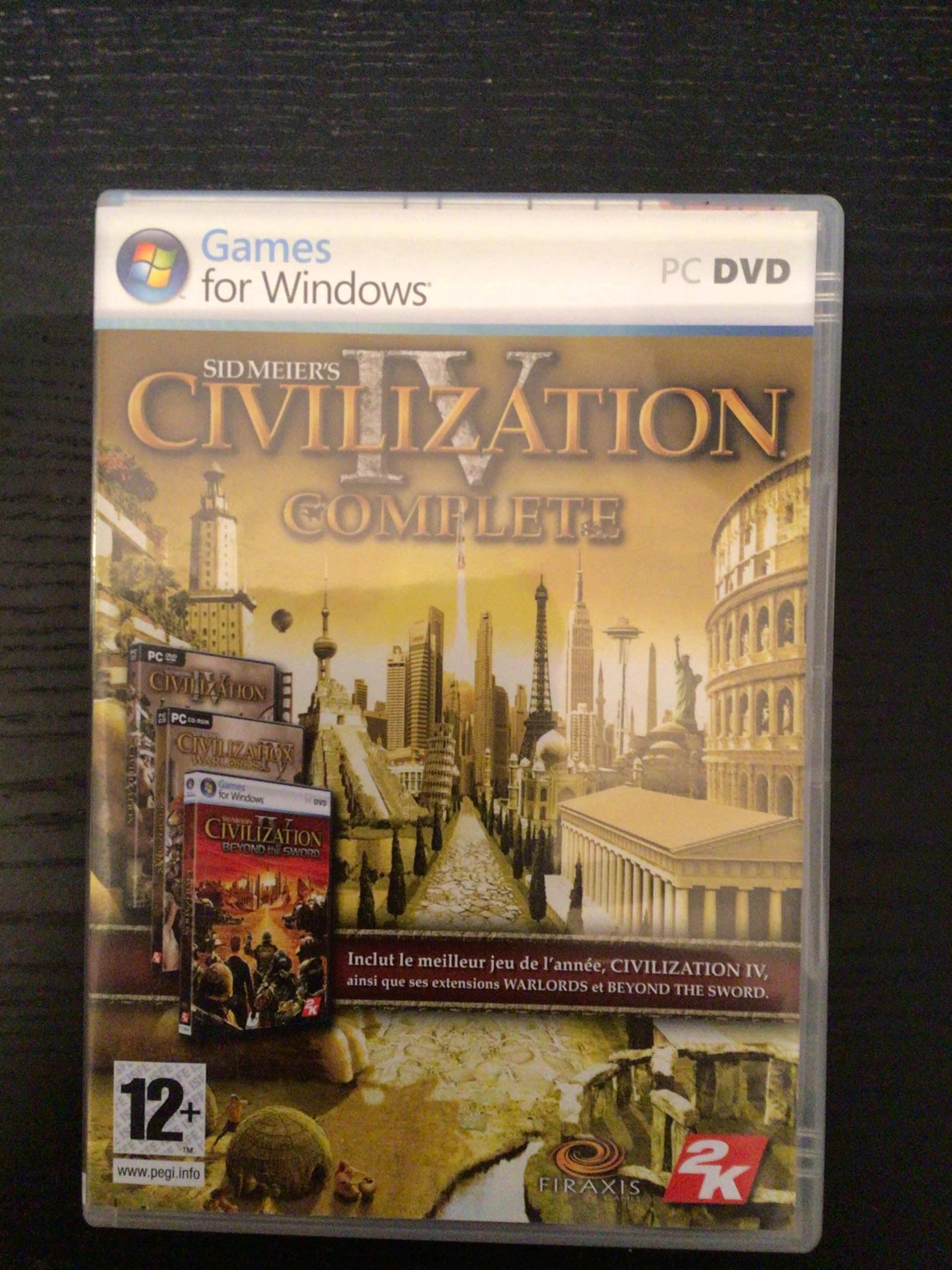 Coffret Civilization 4 (Civ 4 + Extension Beyond the Sword + Extension Warlords) 5026555052962