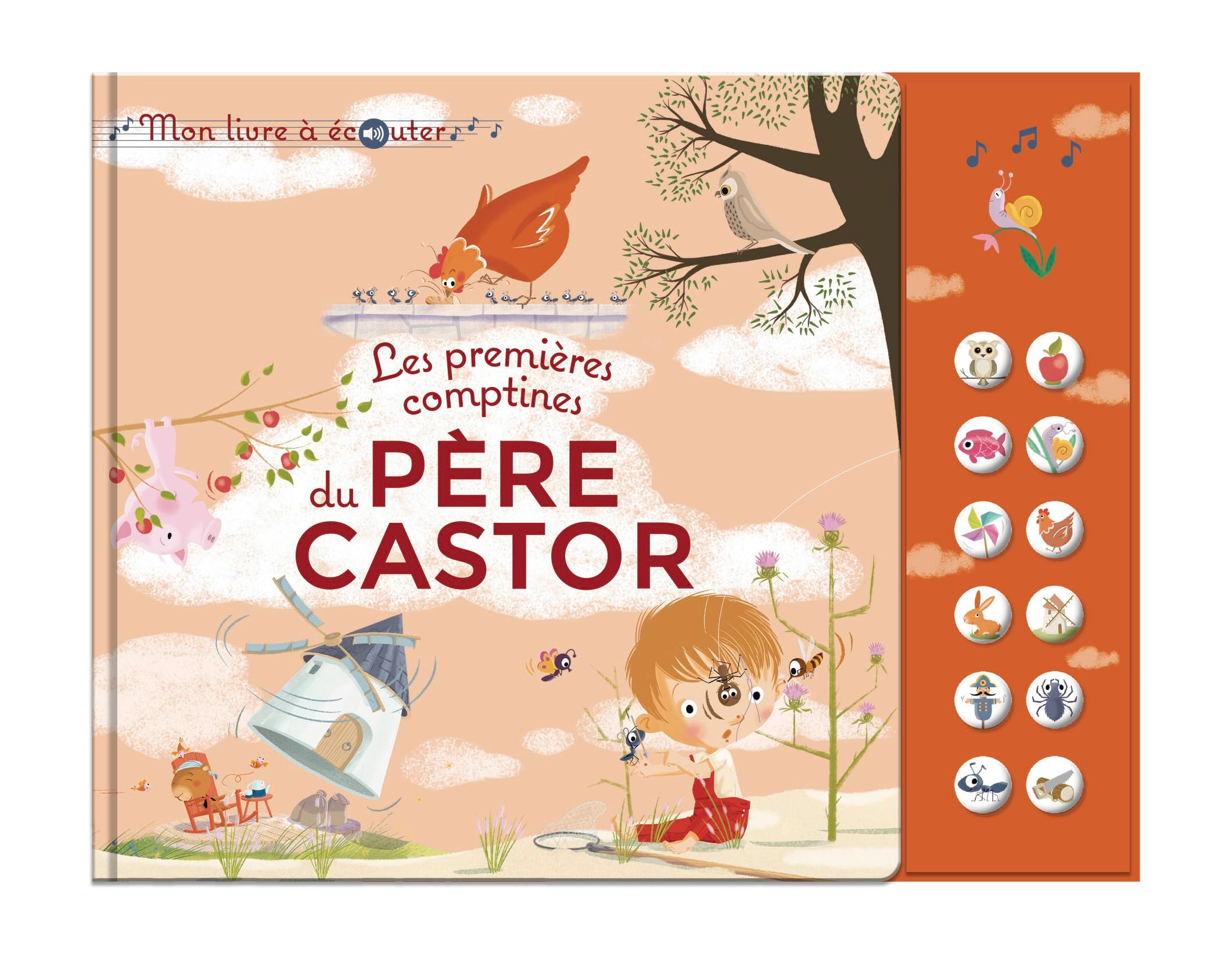 Les premières comptines du Père Castor - Mon livre à écouter 9782080489586