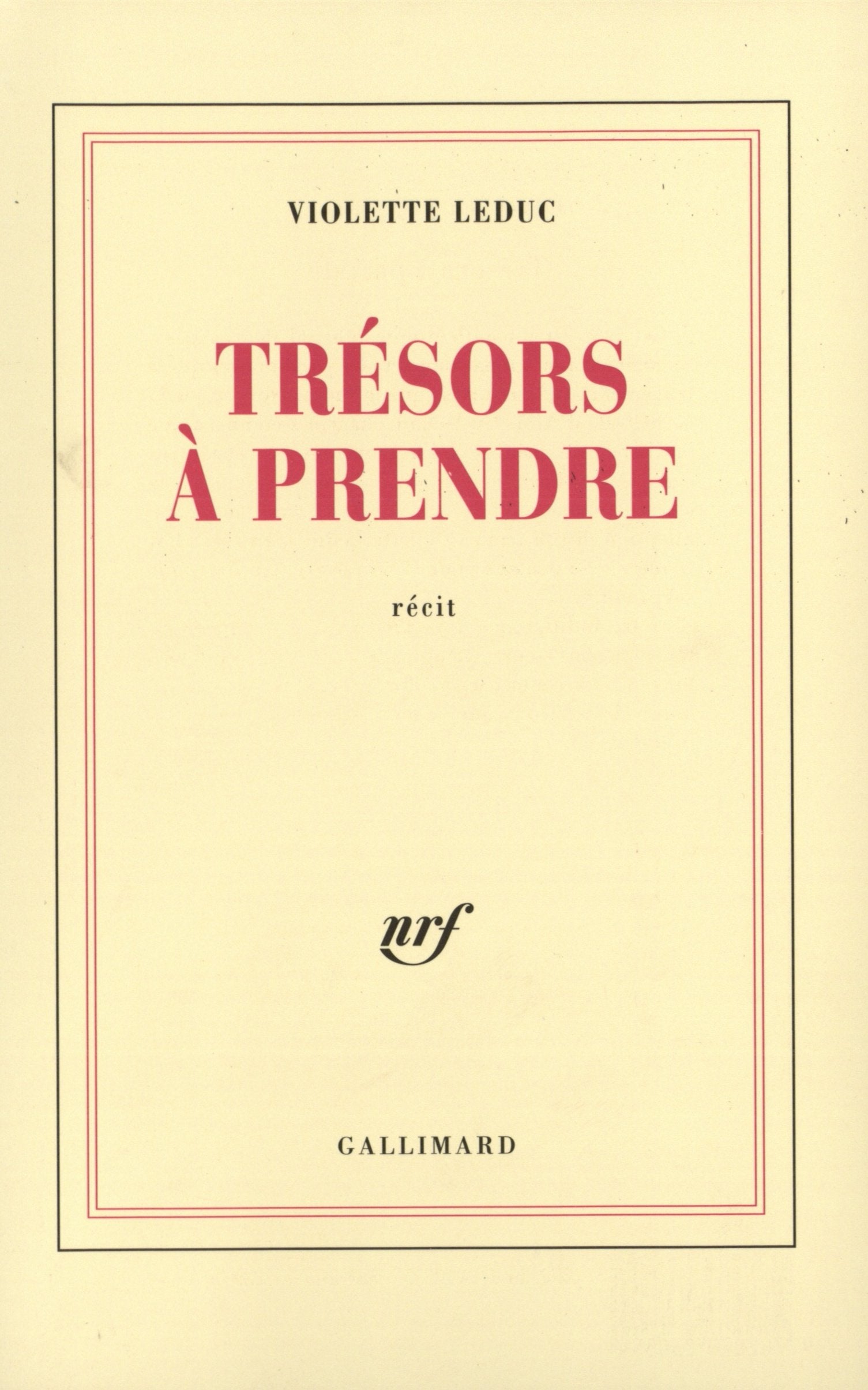 Trésors à prendre 9782070238354