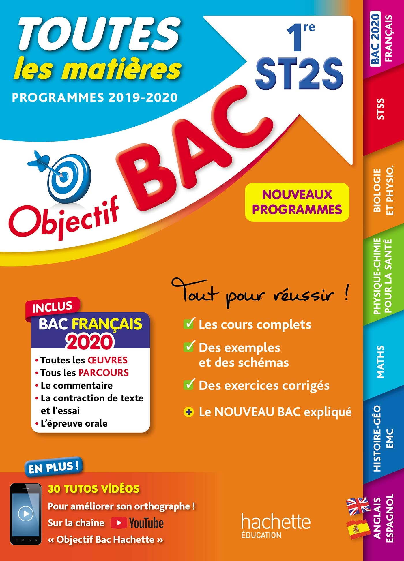 Objectif Bac - Toutes les matières 1ère ST2S 9782017082286