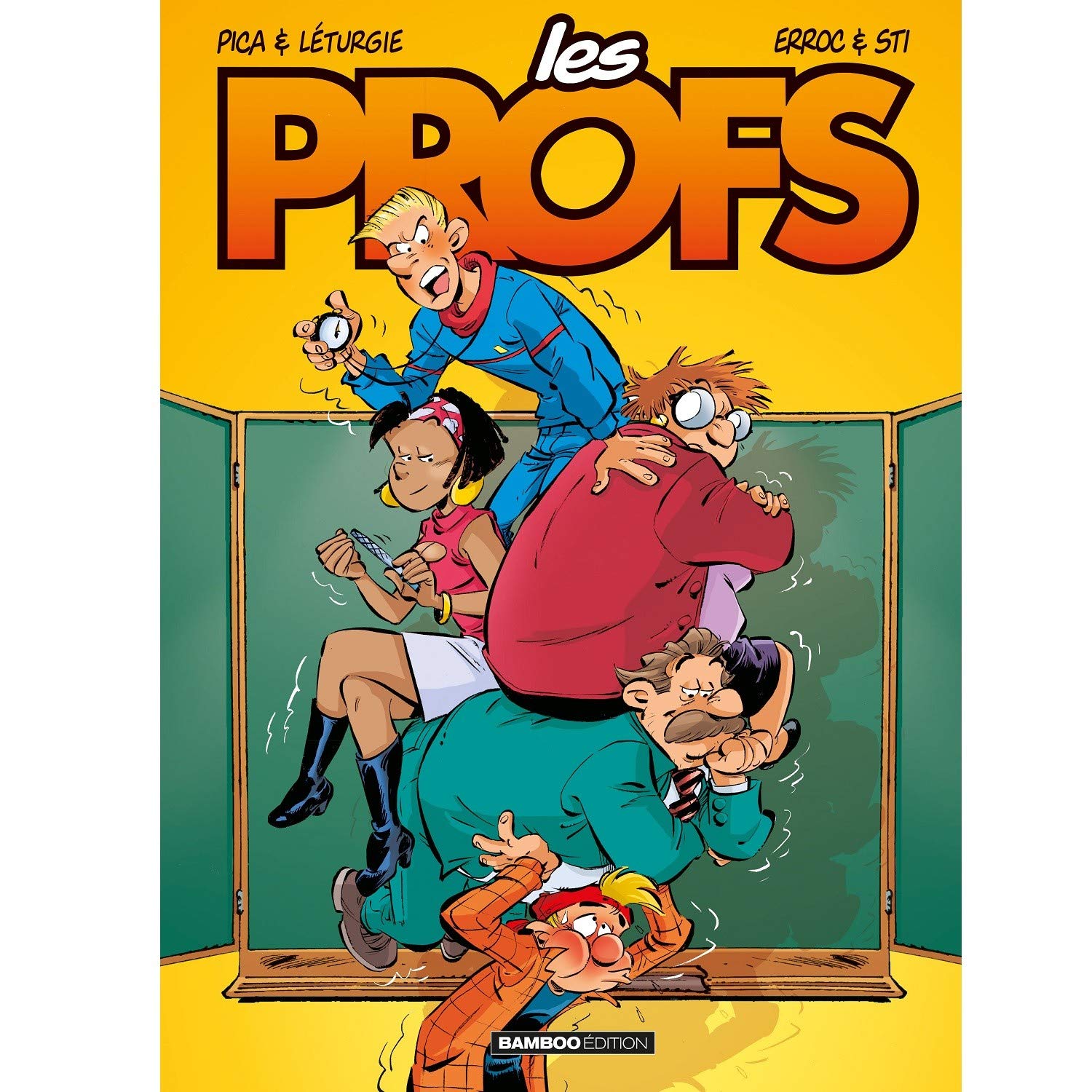 Livre Les Profs - best of - Erroc, Sti 9782818978917