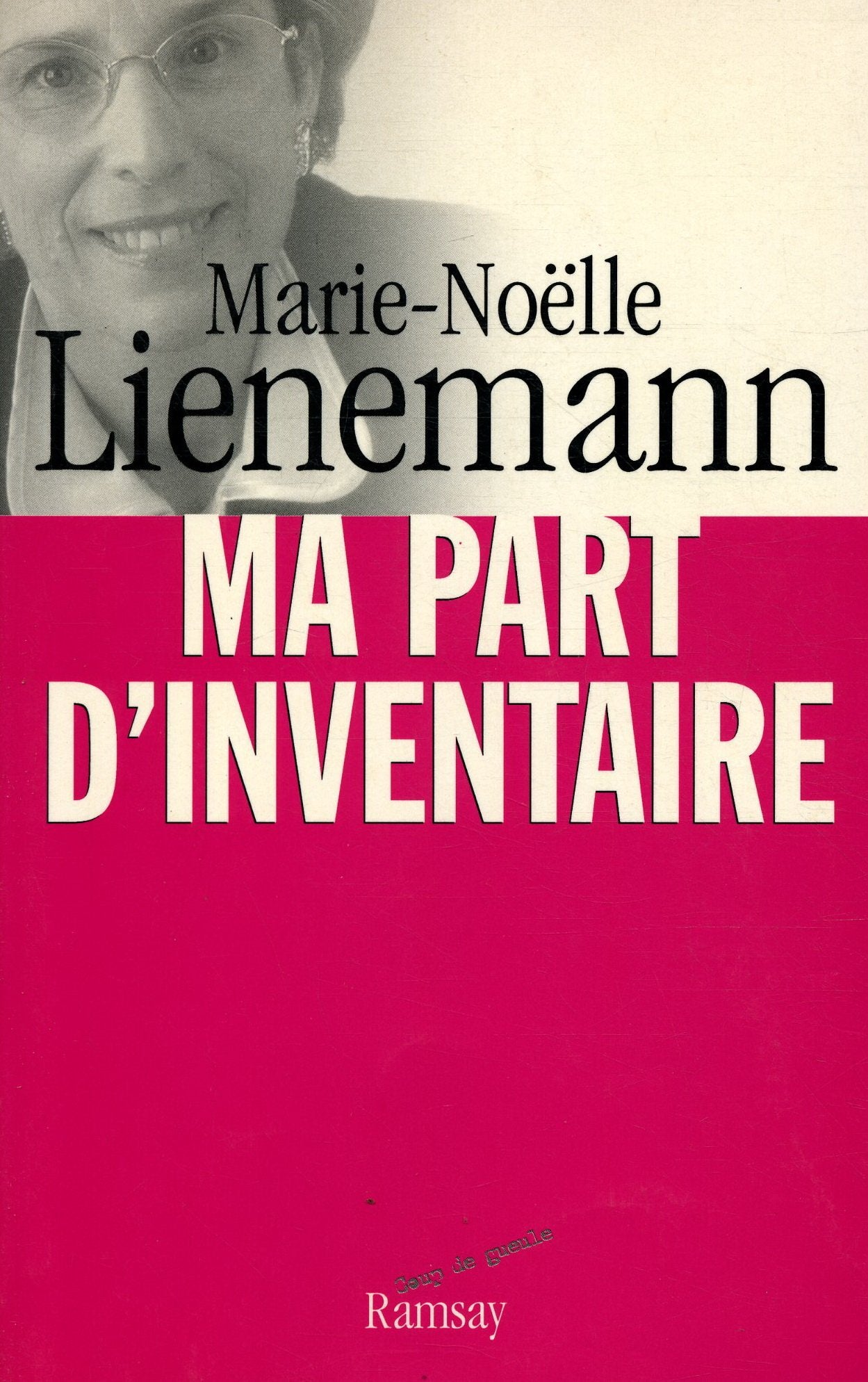 Ma part d'inventaire 9782841145508
