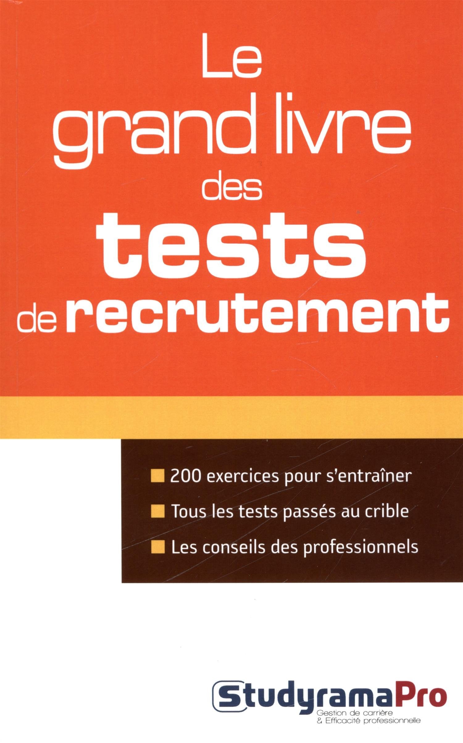 Le grand livre des tests de recrutement 9782759023912