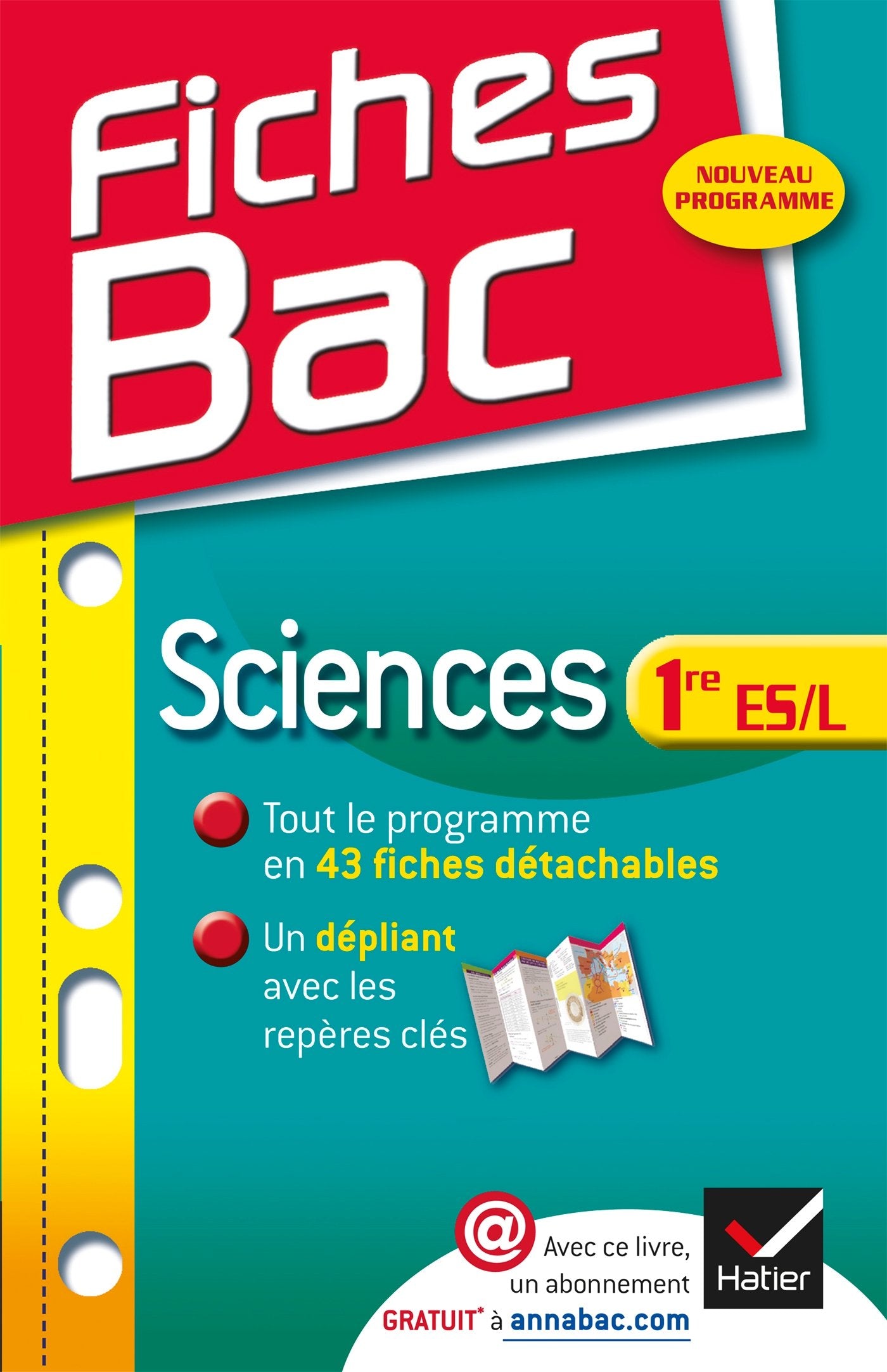 Fiches Bac Sciences 1re ES / L 9782218962325